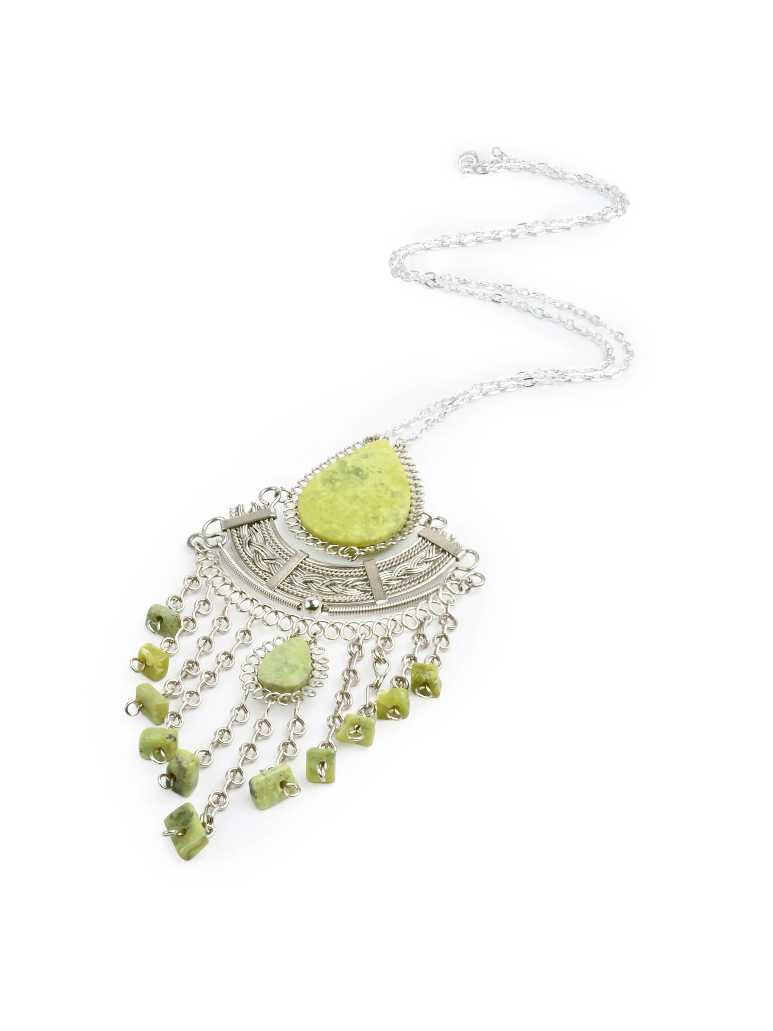 Alpaca Silver Choker - Serpentine - Image 2