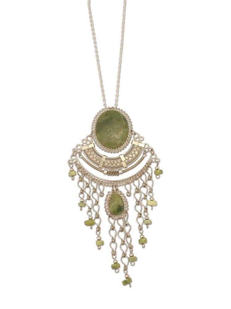 Alpaca Silver Choker - Serpentine - Image 5