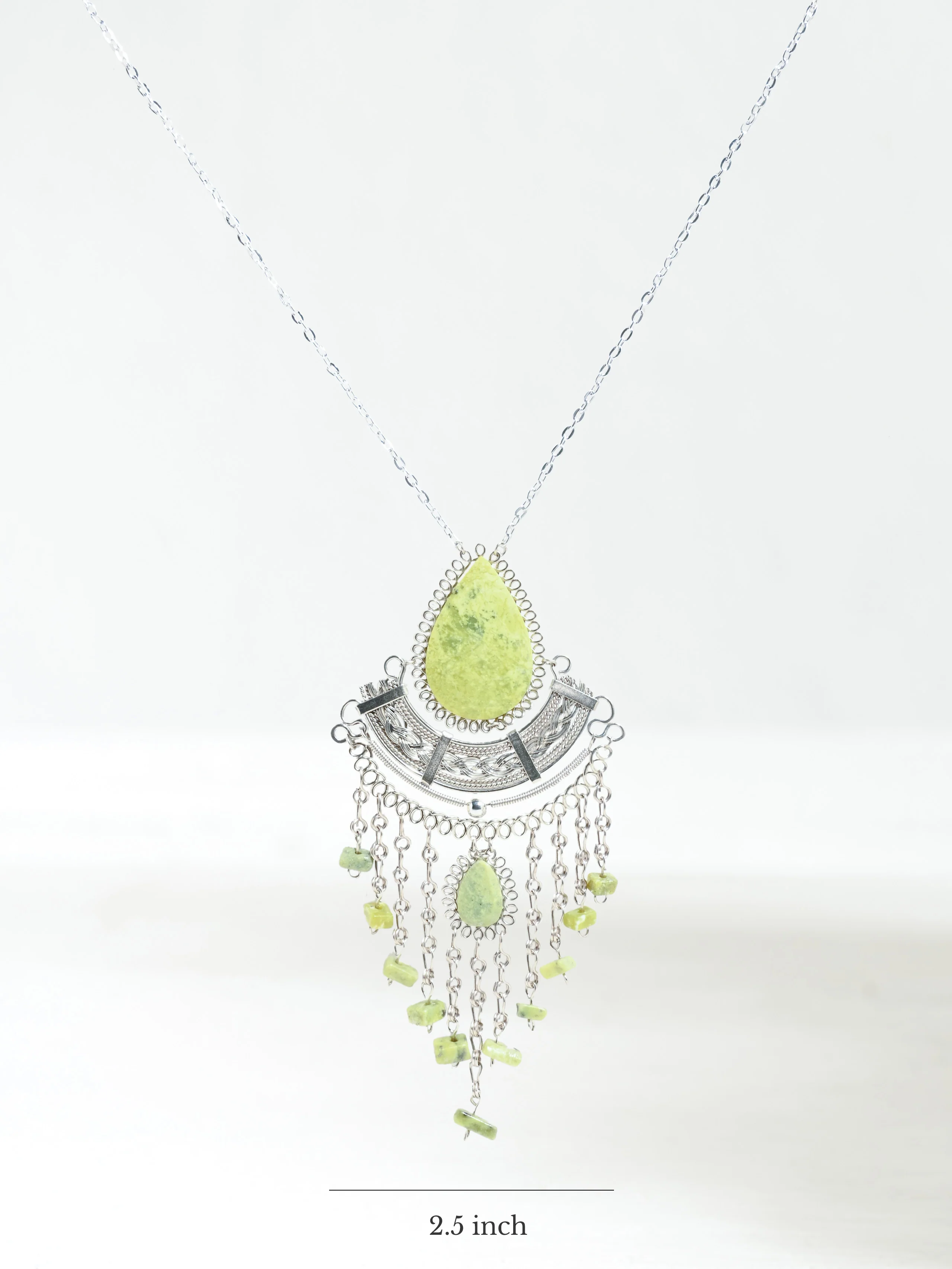 Alpaca Silver Choker - Serpentine - Image 6