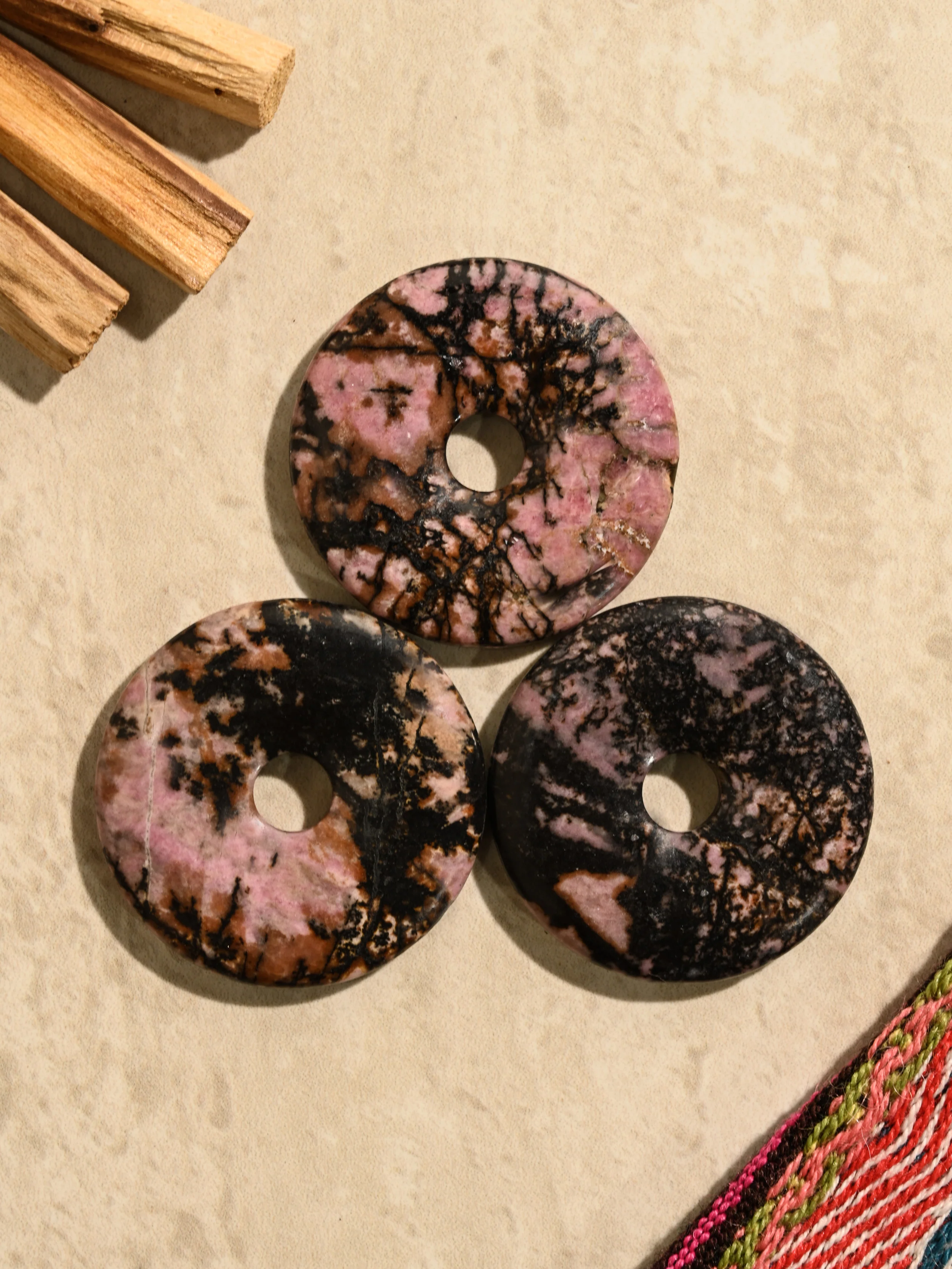 Pi Stone - Rhodonite