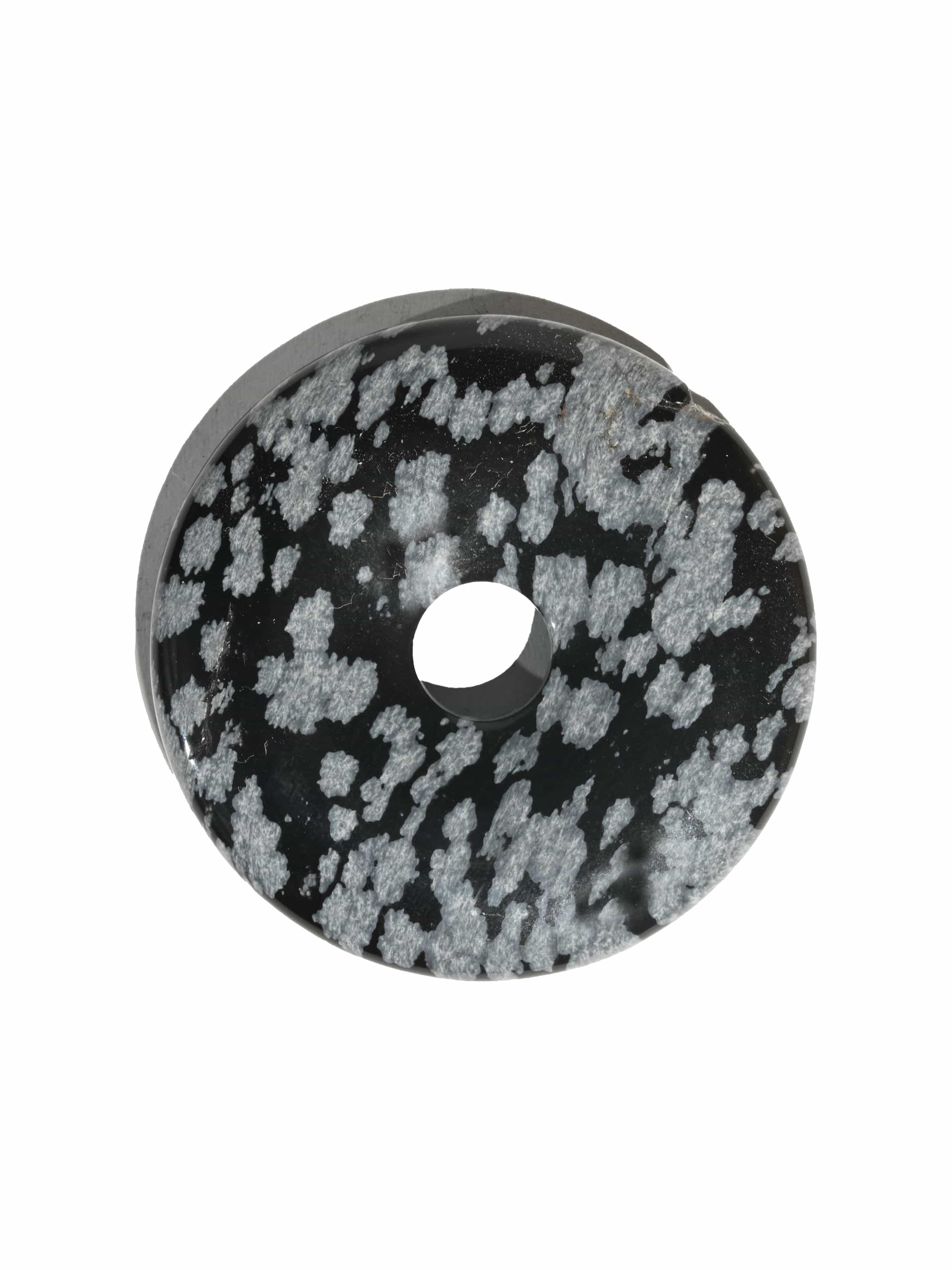 Pi Stone - Snow Flake Obsidian - Image 3