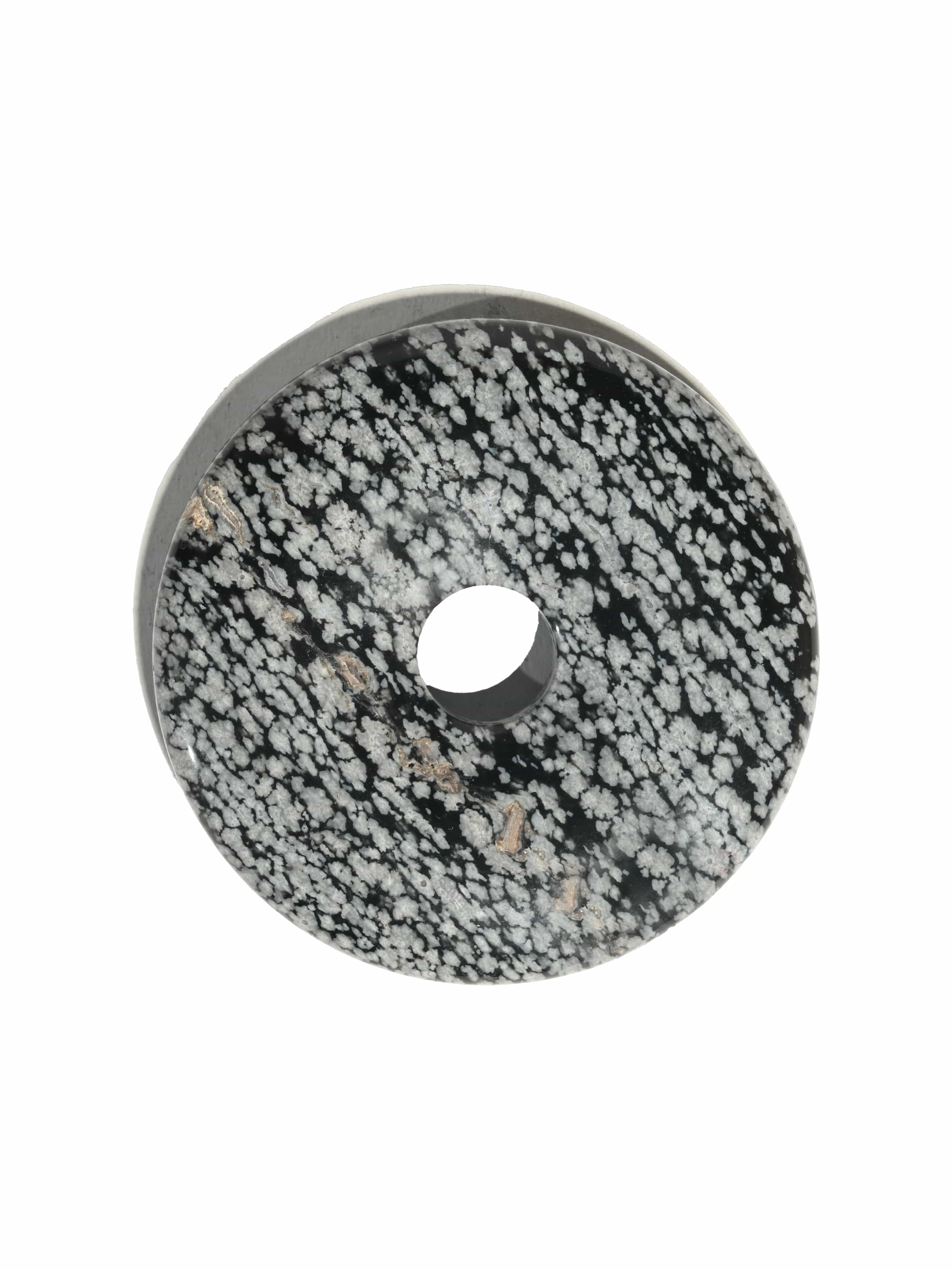 Pi Stone - Snow Flake Obsidian - Image 4