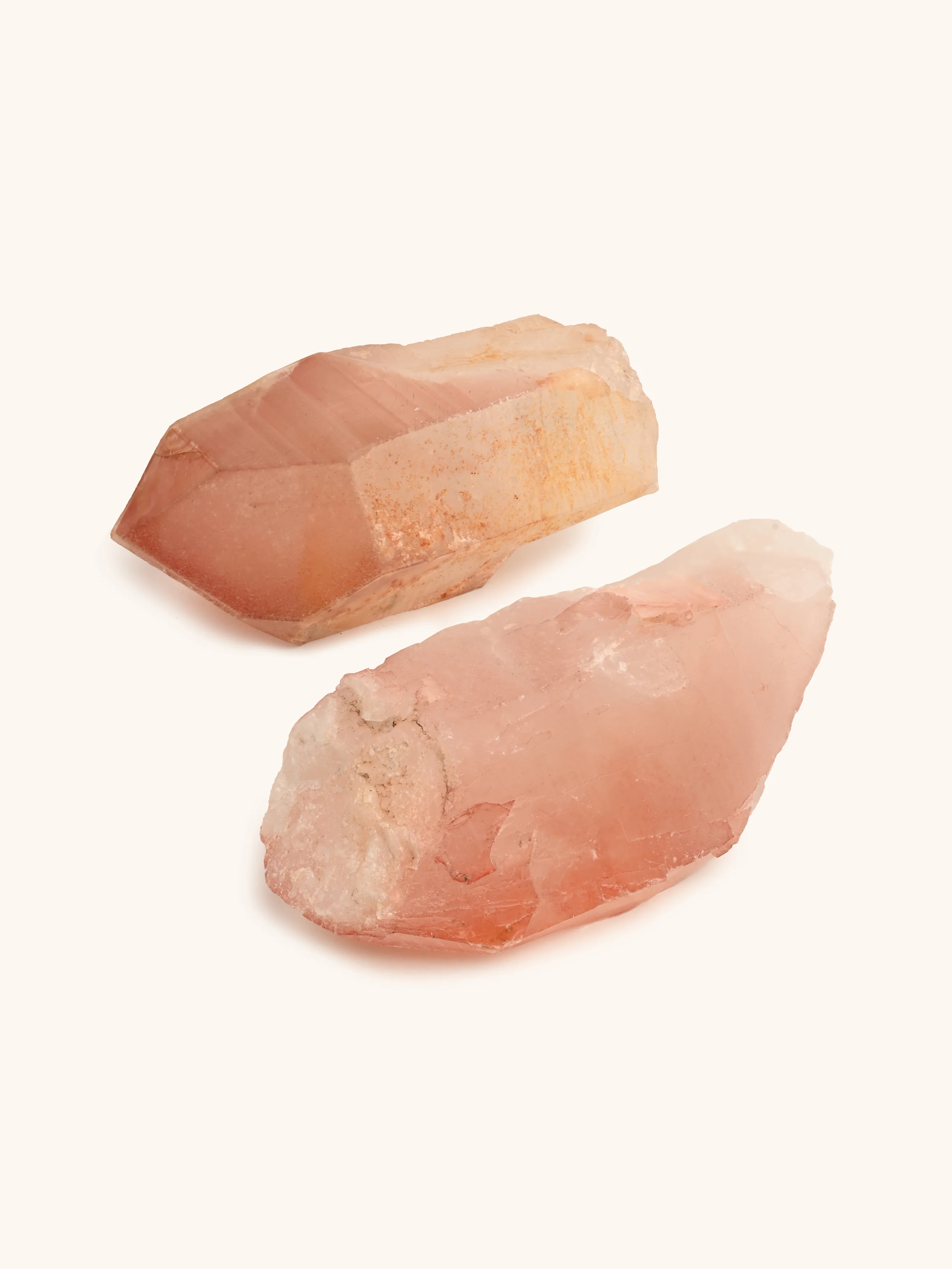 Pink Lemurian Rough Quartz Points - Image 14