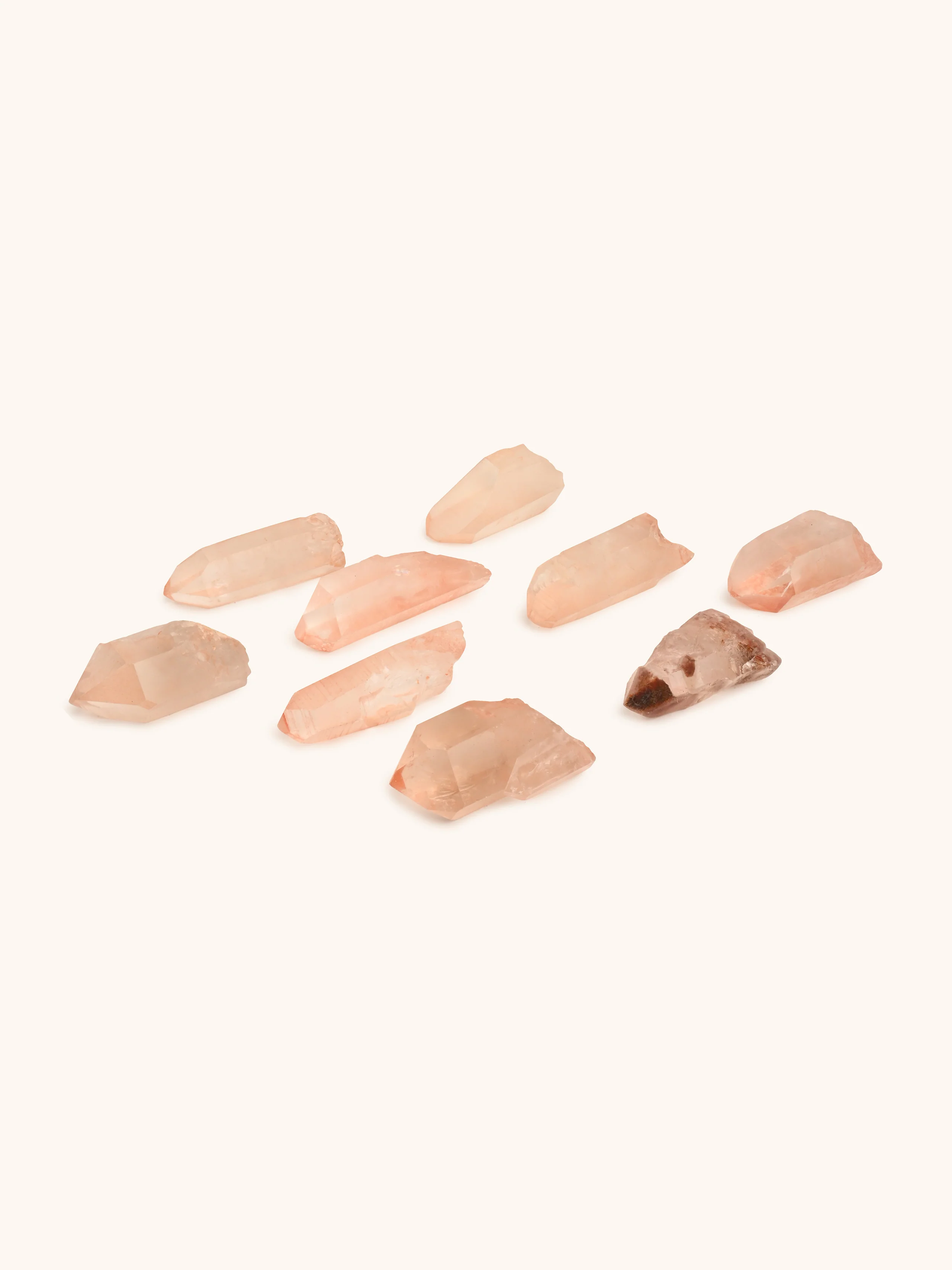 Pink Lemurian Rough Quartz Points - Image 6