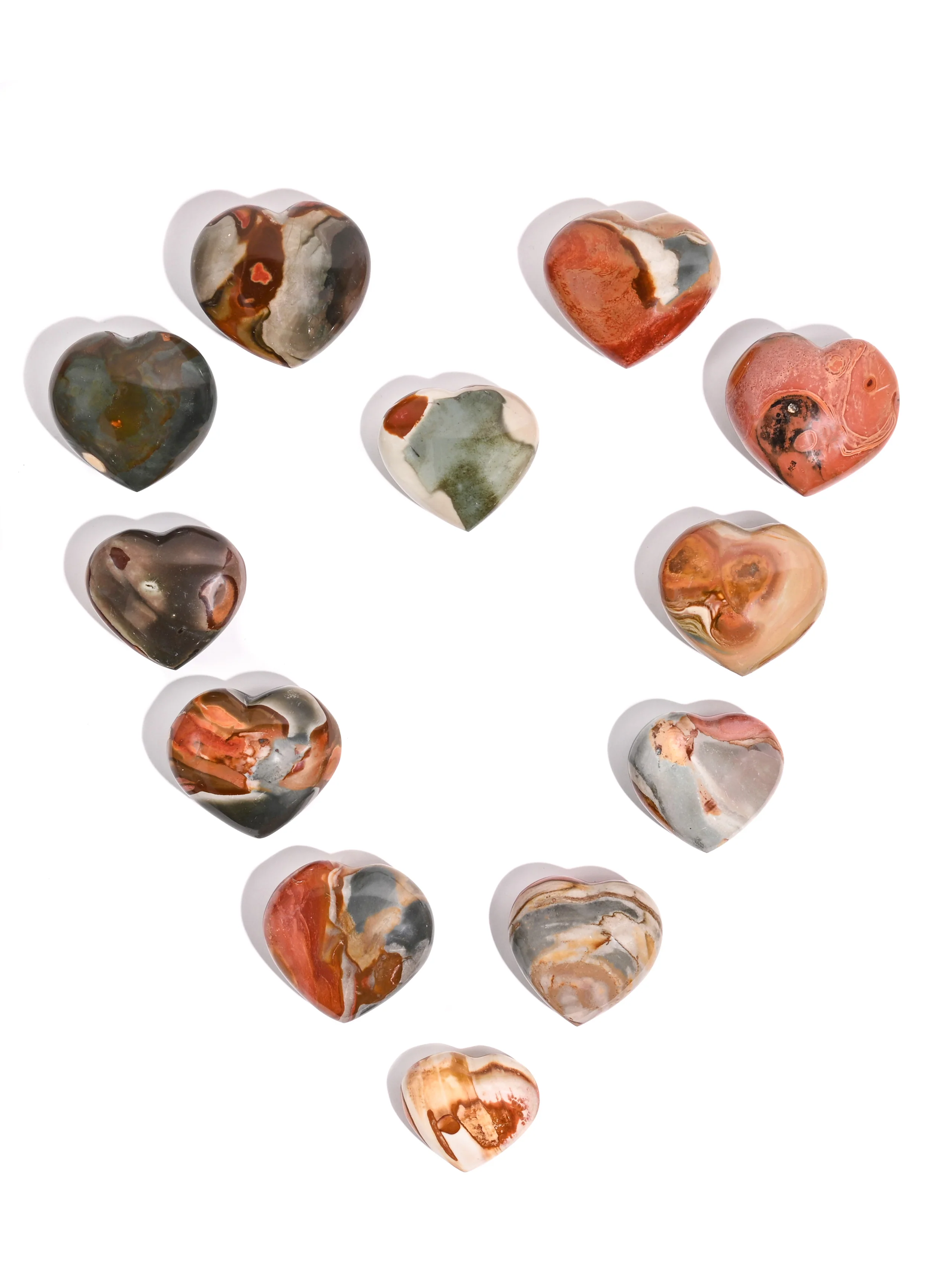 Polychrome Jasper Heart - Image 10
