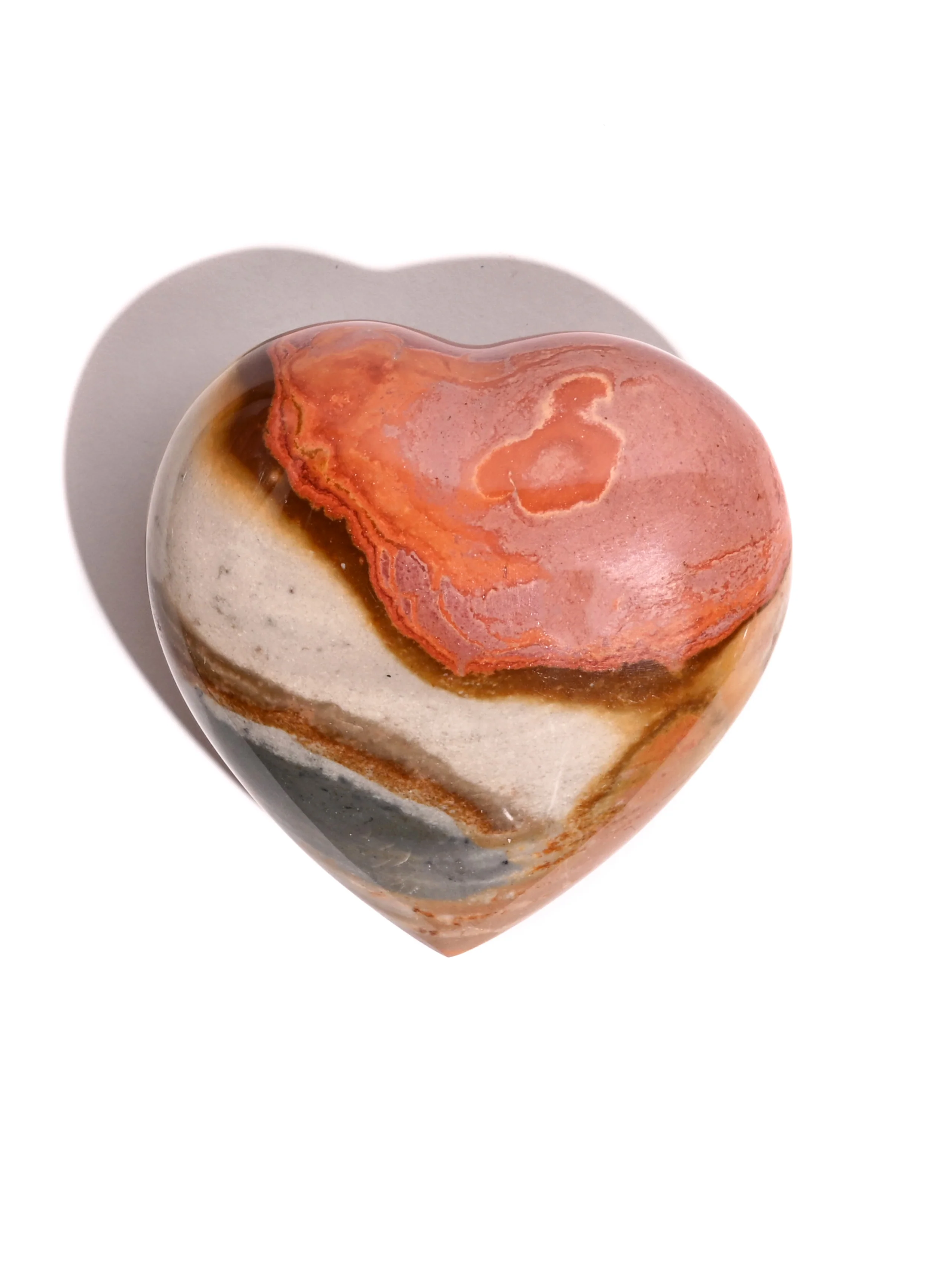 Polychrome Jasper Heart - Image 4