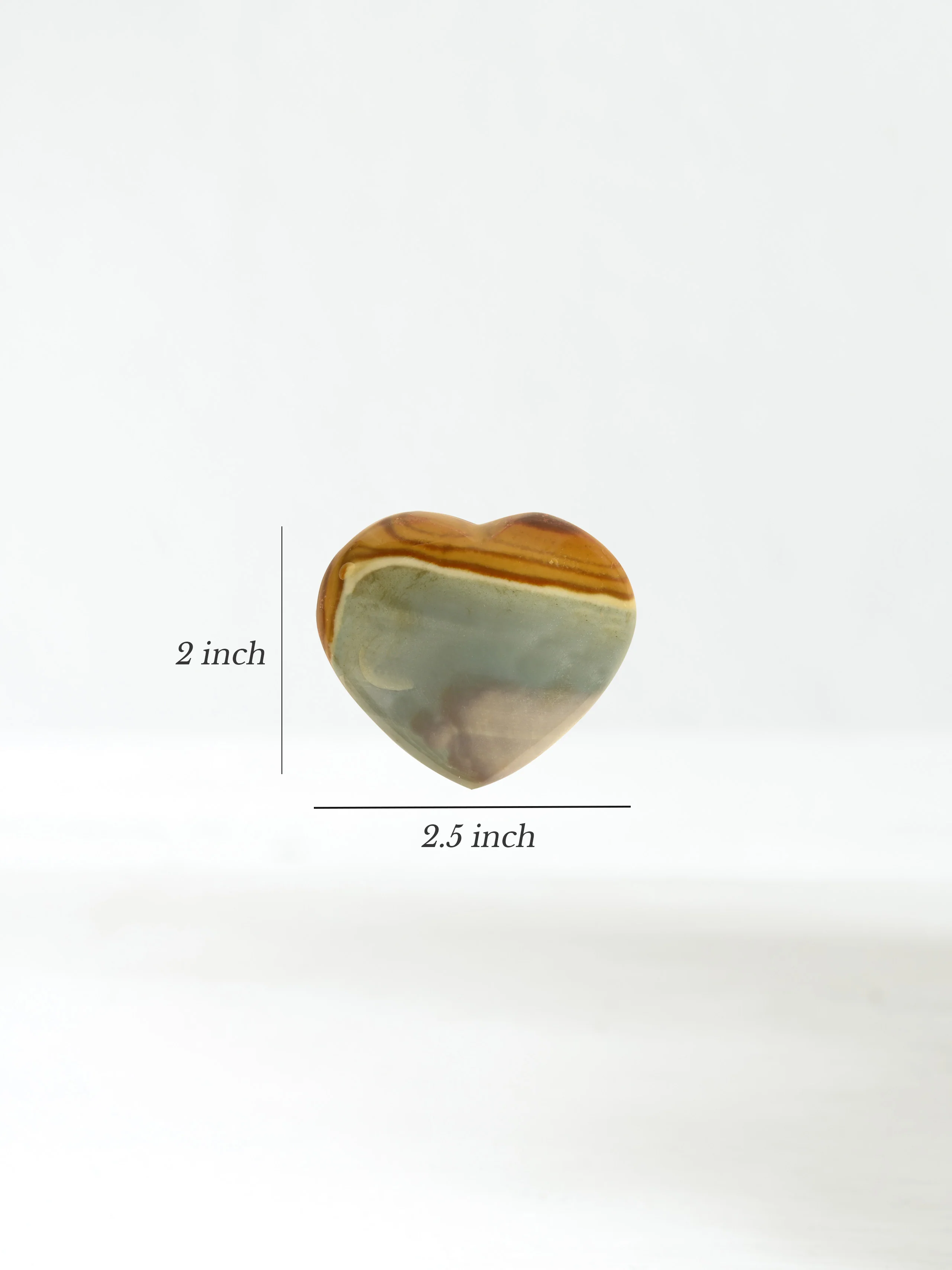 Polychrome Jasper Heart - Image 9