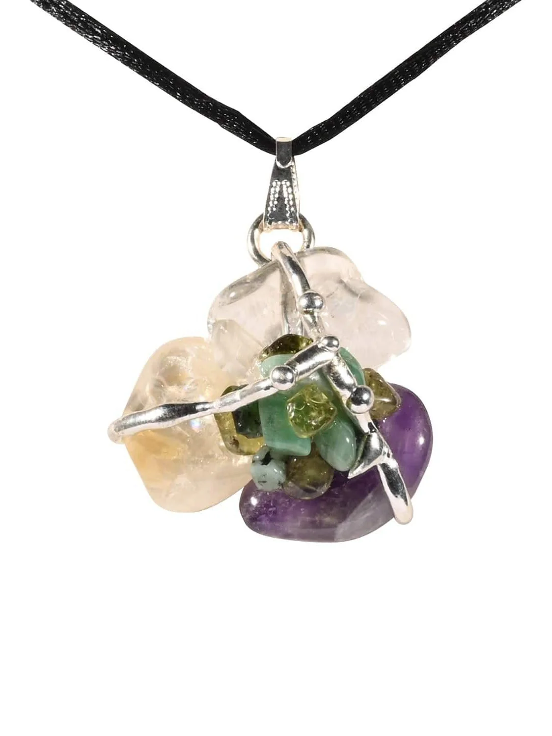 Prosperity Gemstone Amulet Pendant - Image 2
