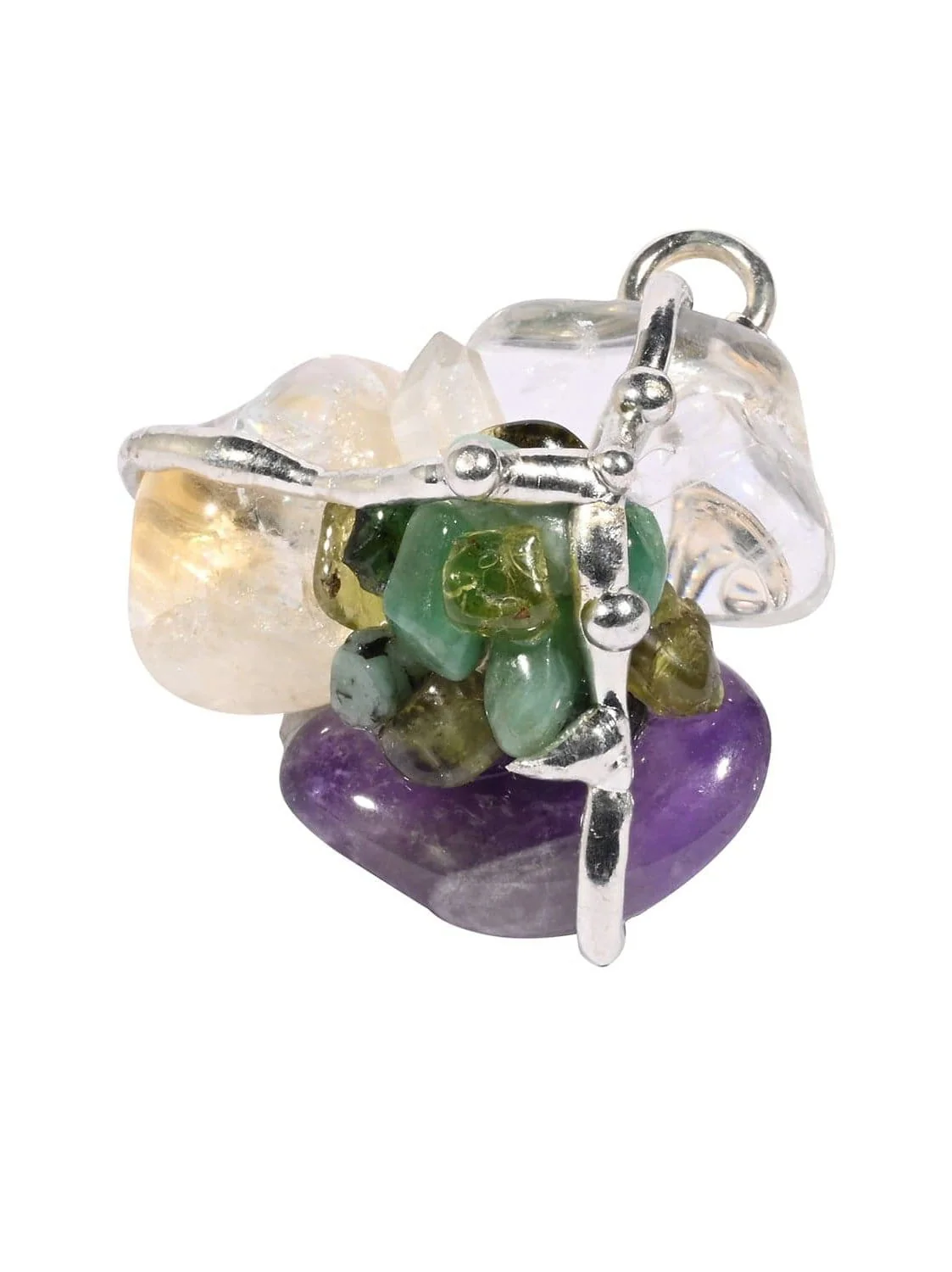 Prosperity Gemstone Amulet Pendant - Image 3