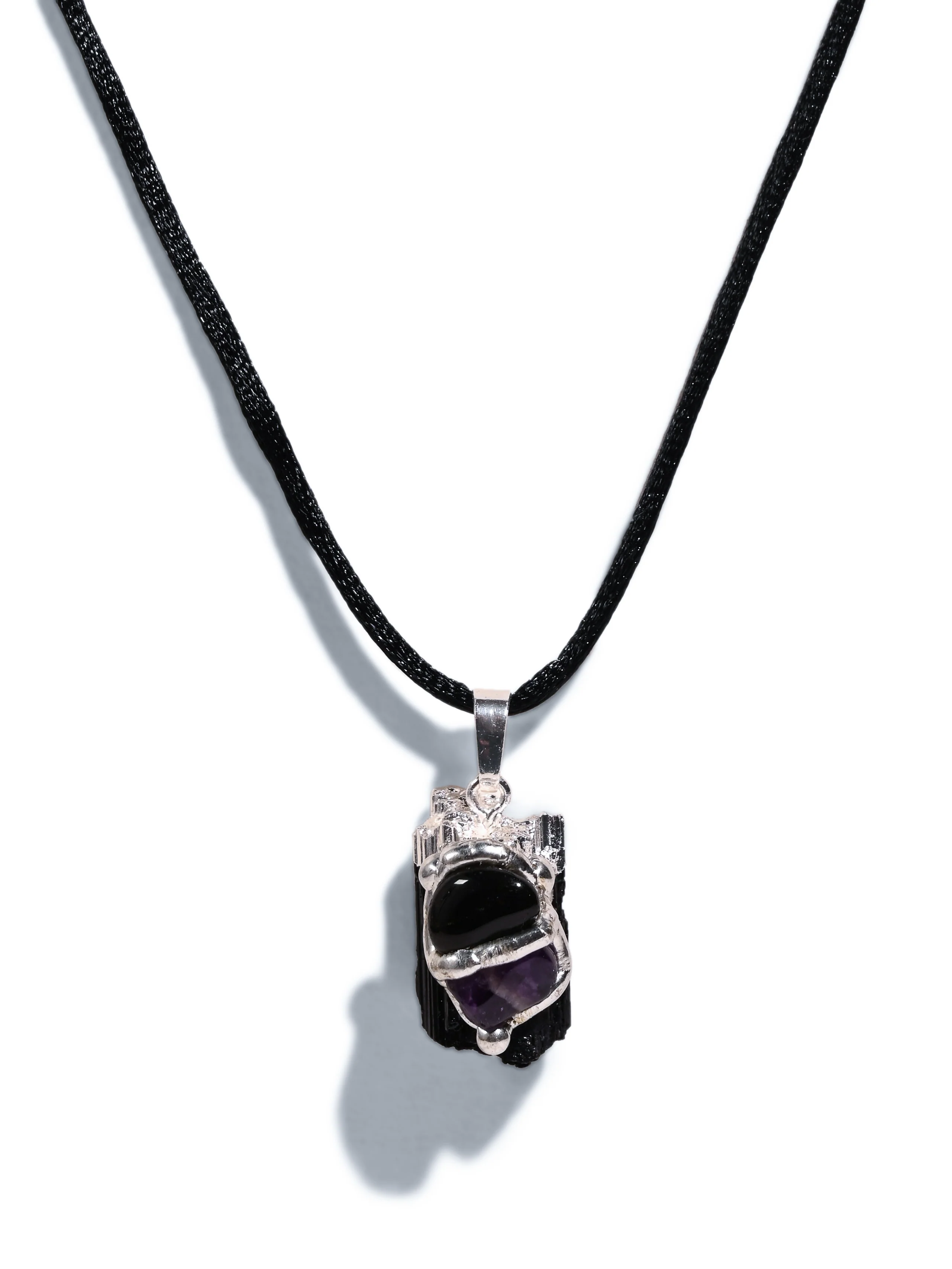 Protection Black Tourmaline Gem Drop Pendant - Image 6
