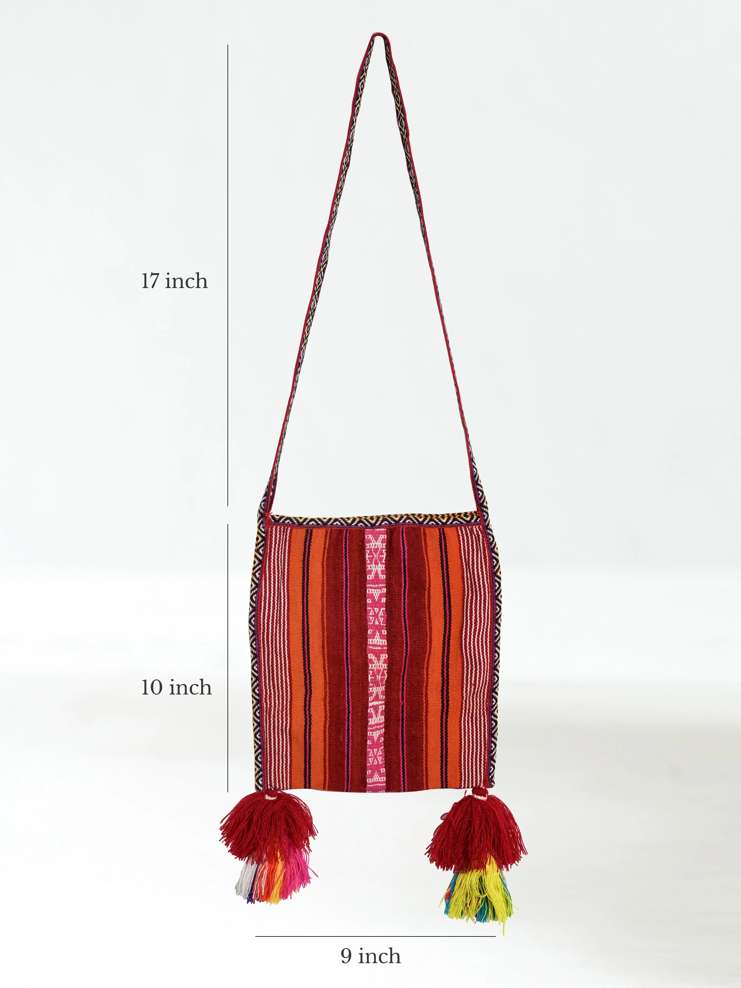 Q'ero Ch'uspa Coca Leaf Bag with Strap - Image 4