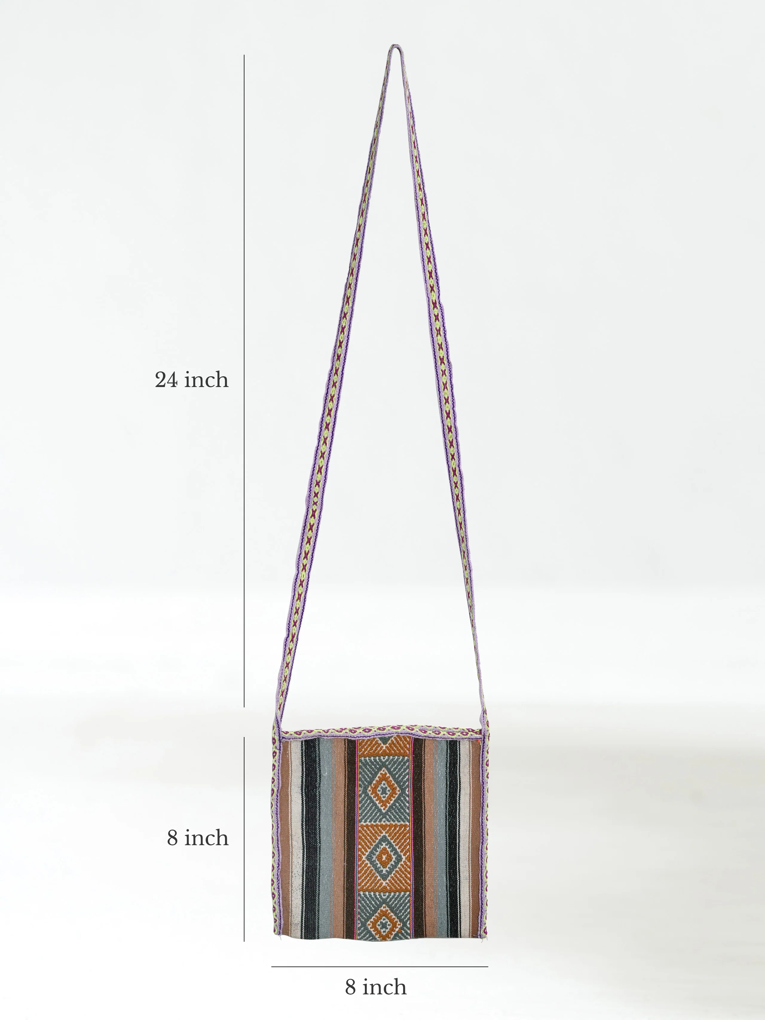 Q'ero Ch'uspa Coca Leaf Bag with Strap - Image 4