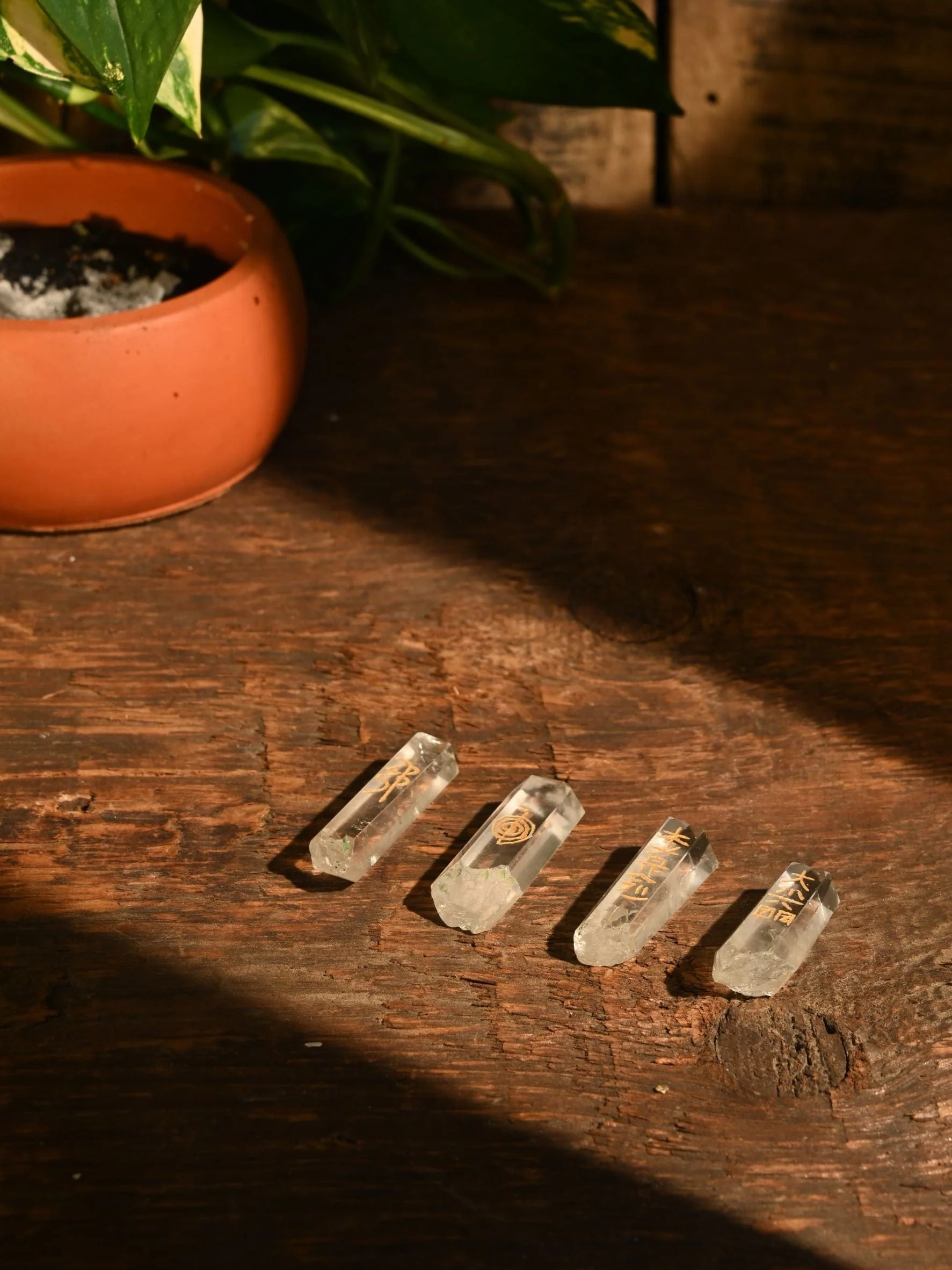 Quartz Crystal Usui Reiki Set