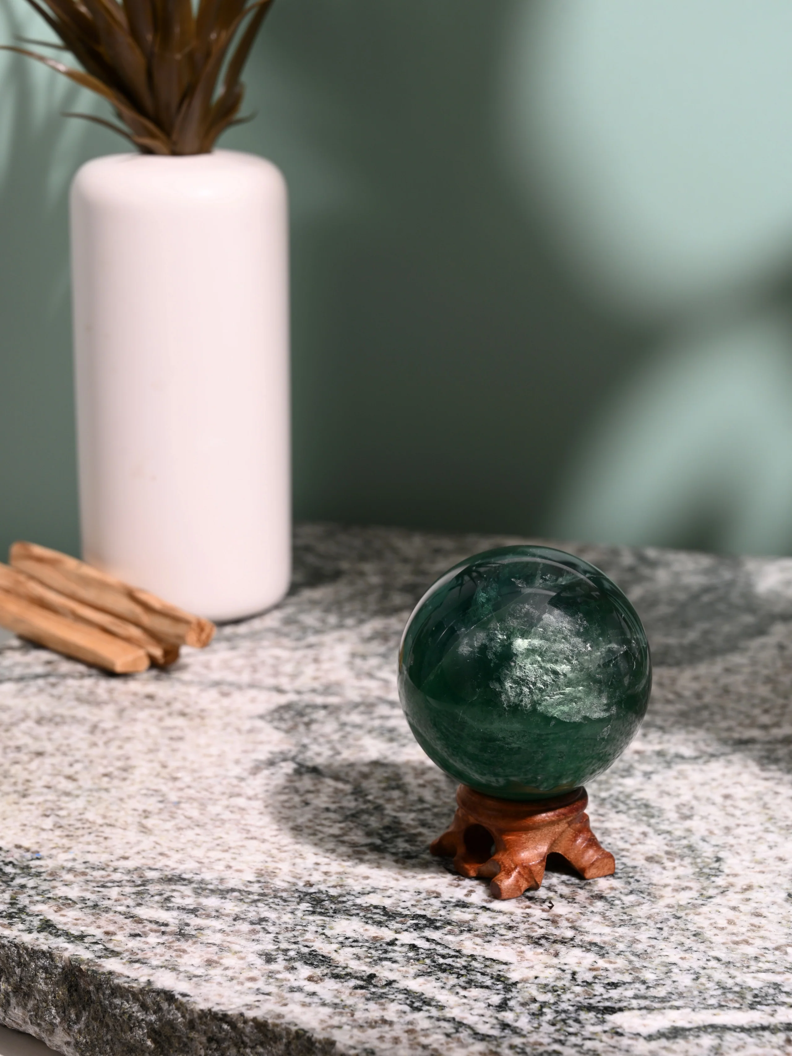 Rainbow Fluorite Sphere