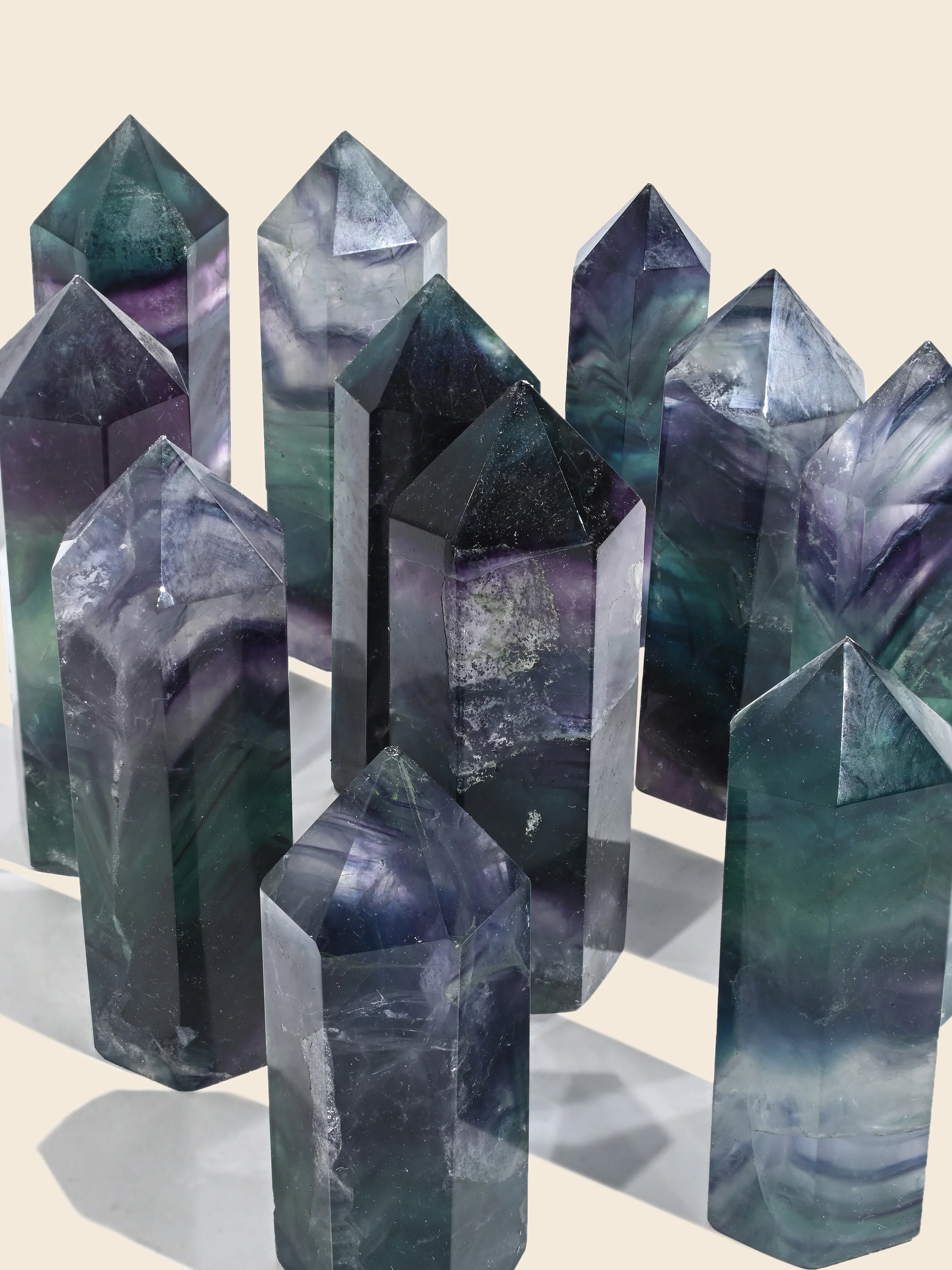 Rainbow Fluorite Tower - Image 10