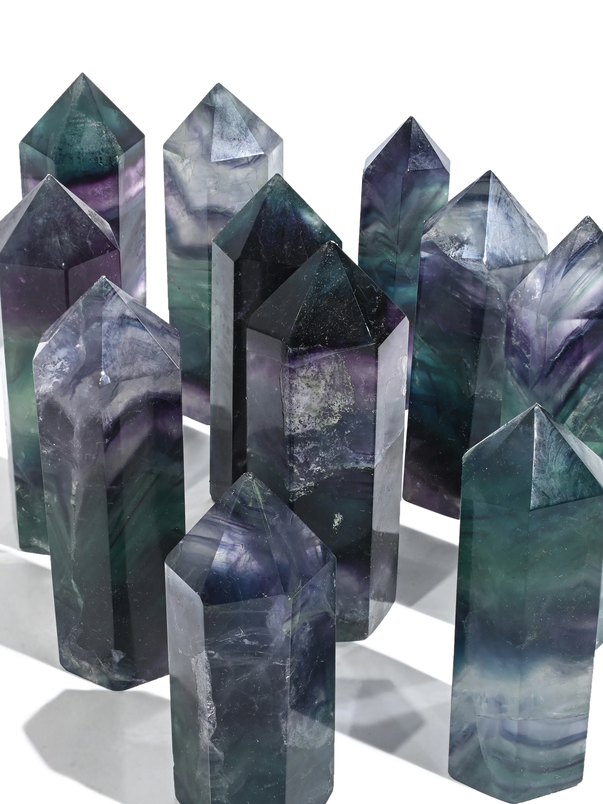 Rainbow Fluorite Tower - Image 11