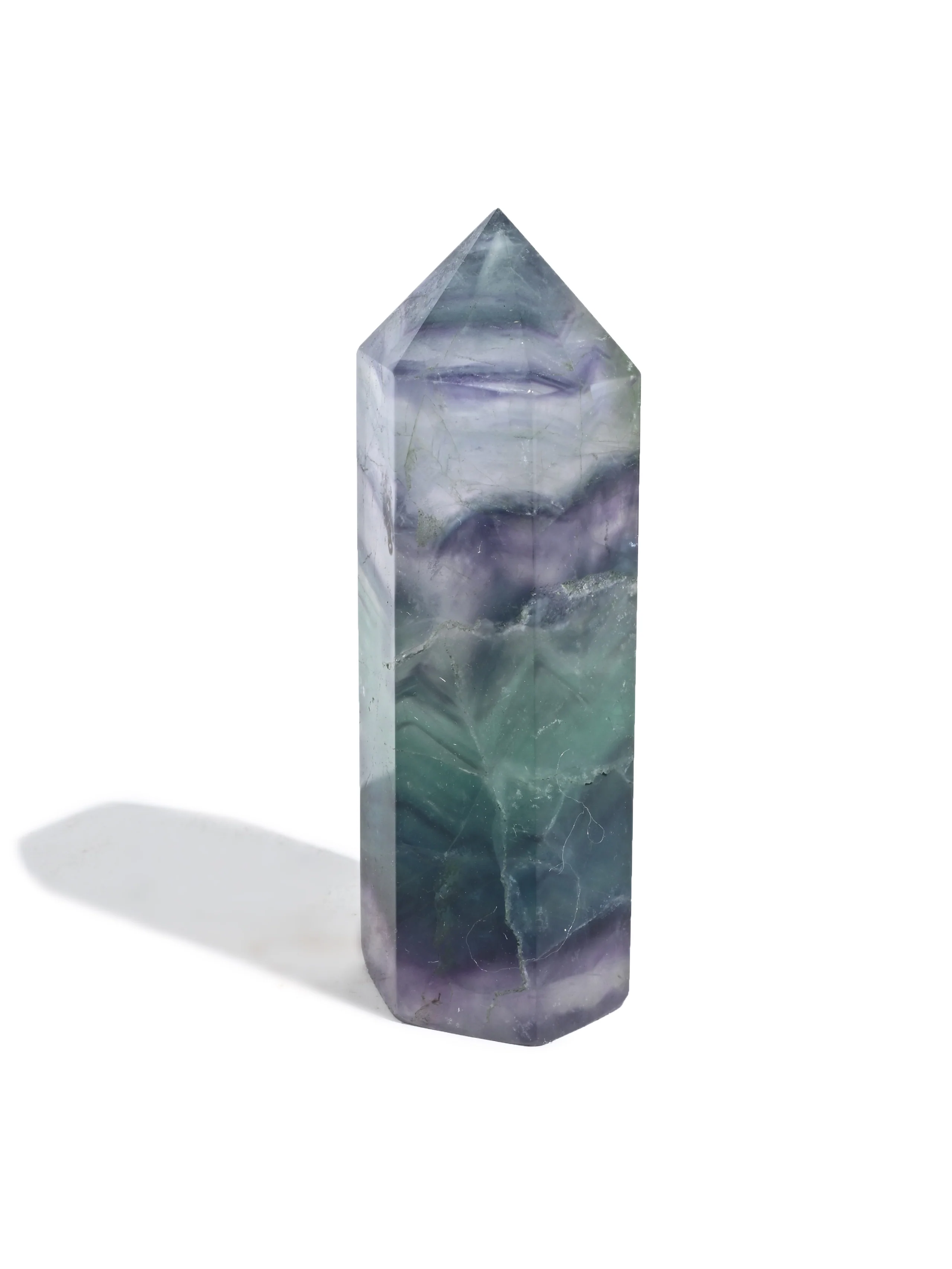 Rainbow Fluorite Tower - Image 6