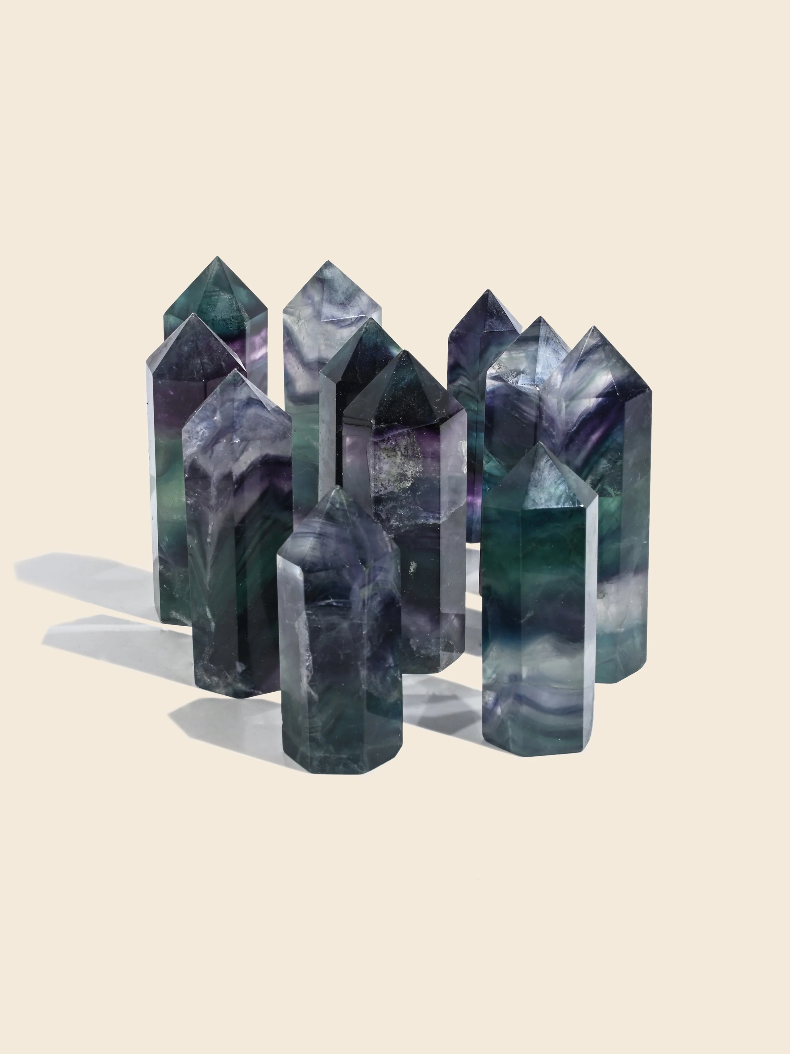 Rainbow Fluorite Tower - Image 7
