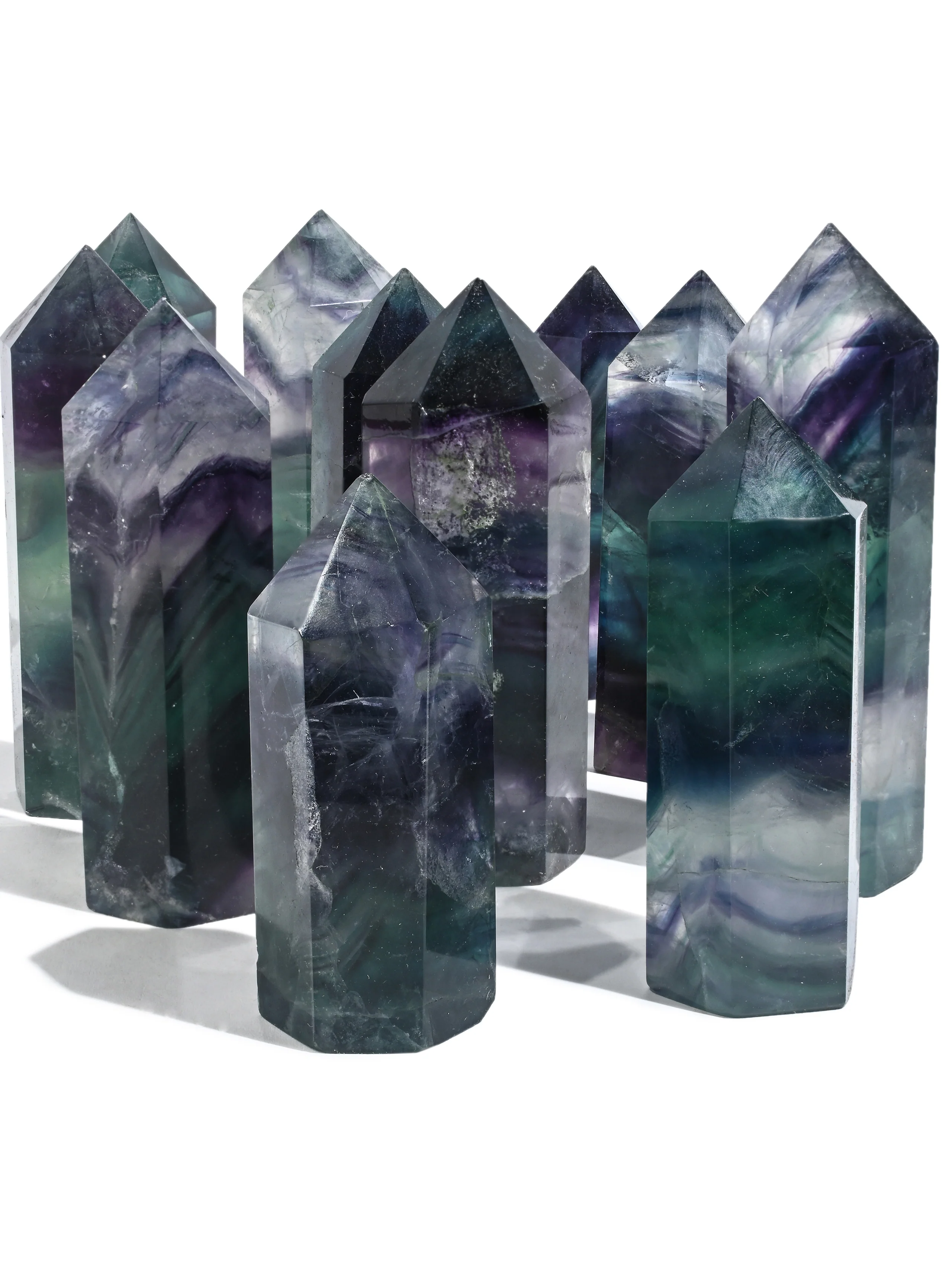 Rainbow Fluorite Tower - Image 9