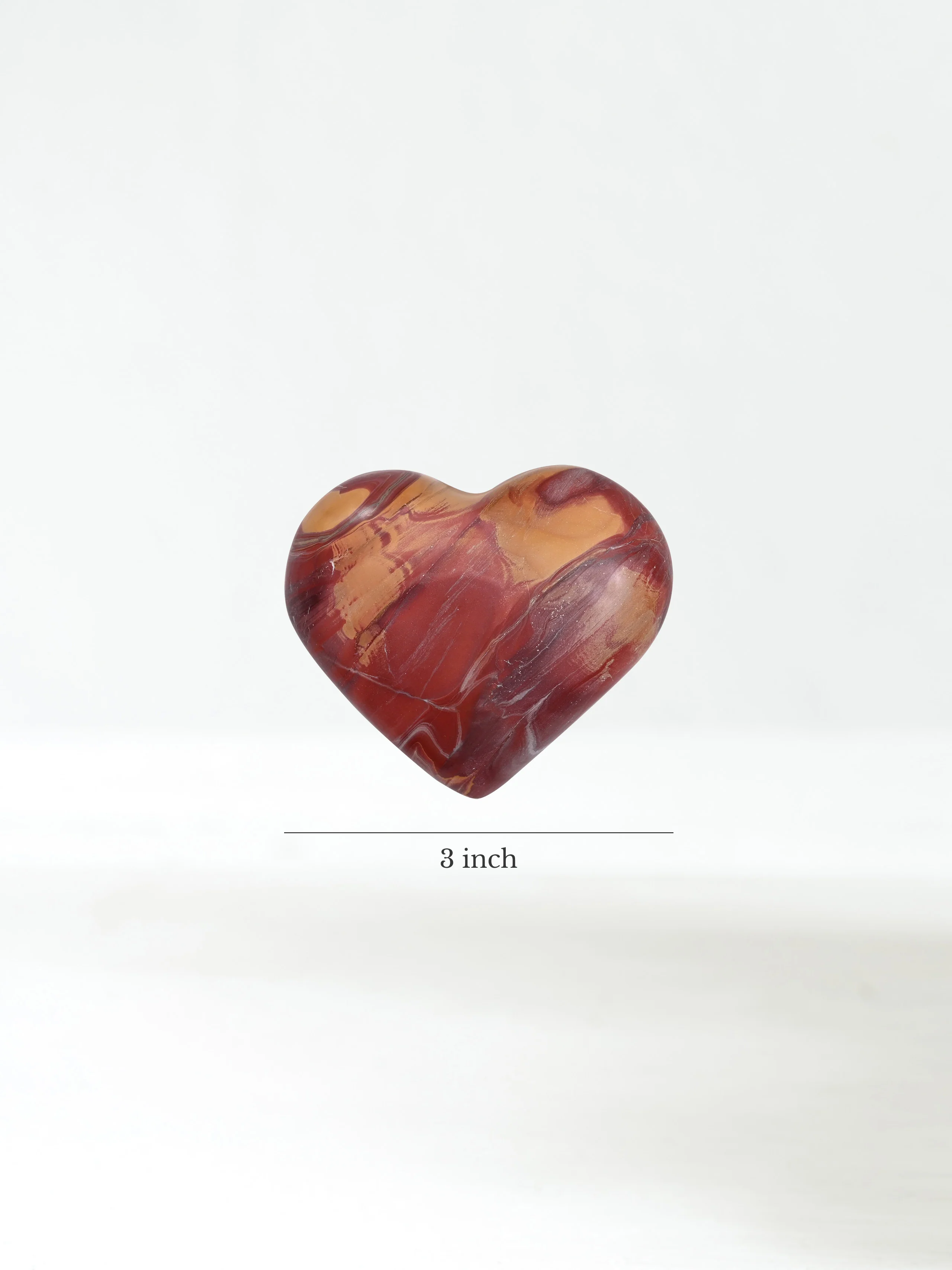Rainbow Jasper Heart - Image 15