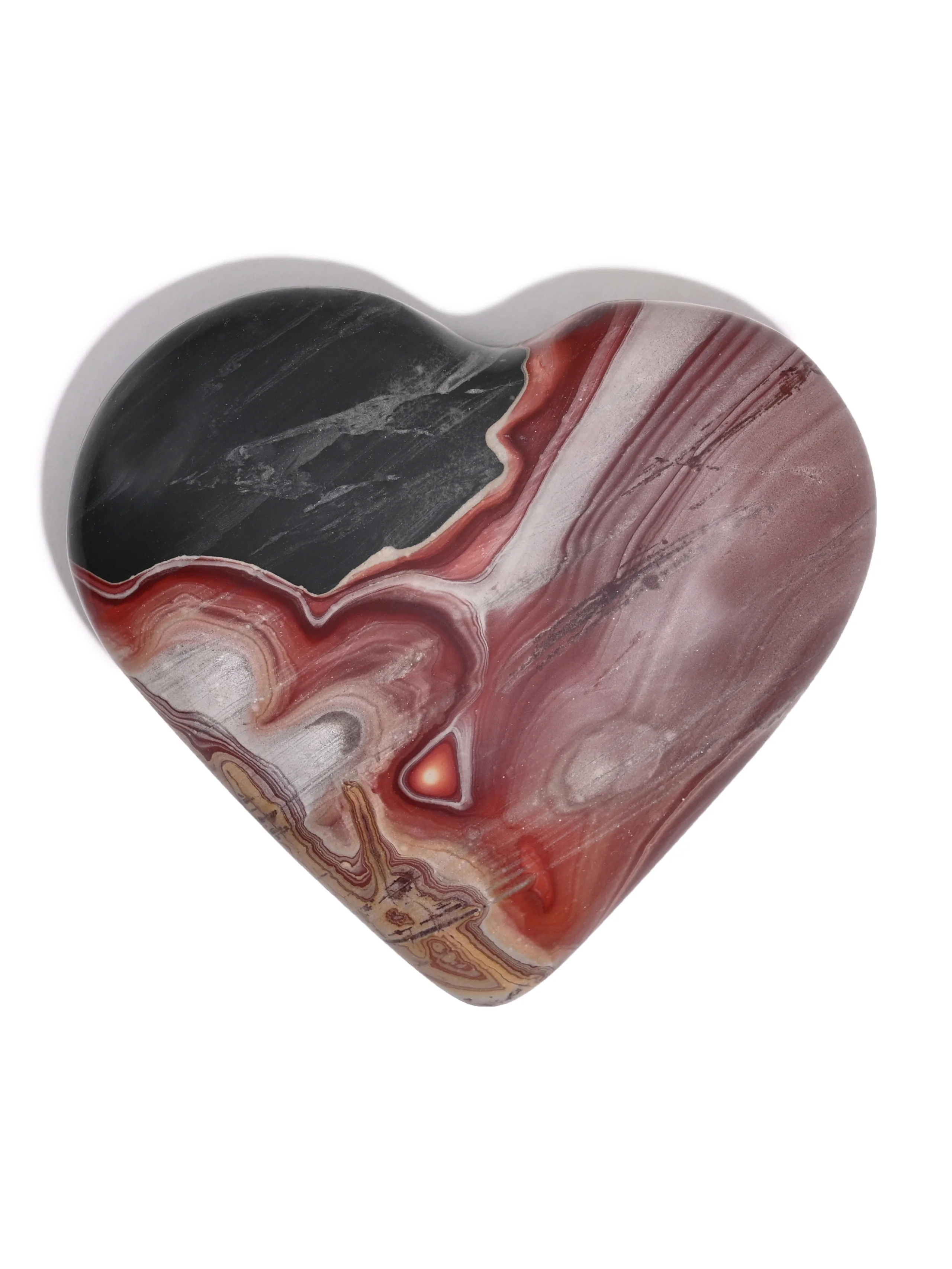 Rainbow Jasper Heart - Image 23