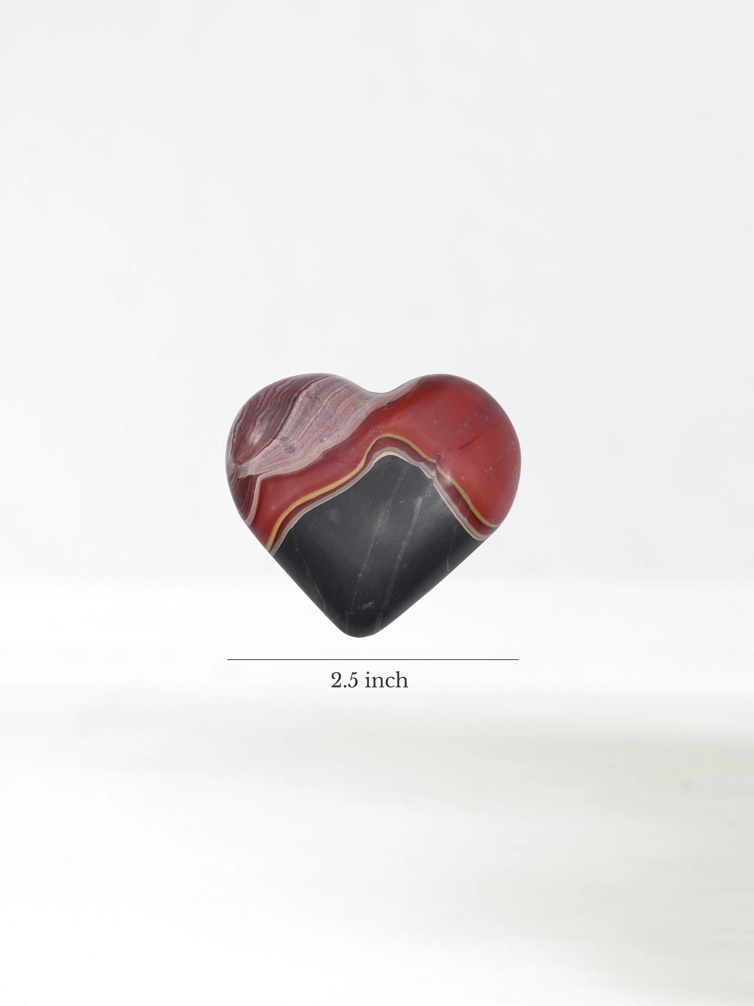 Rainbow Jasper Heart - Image 3