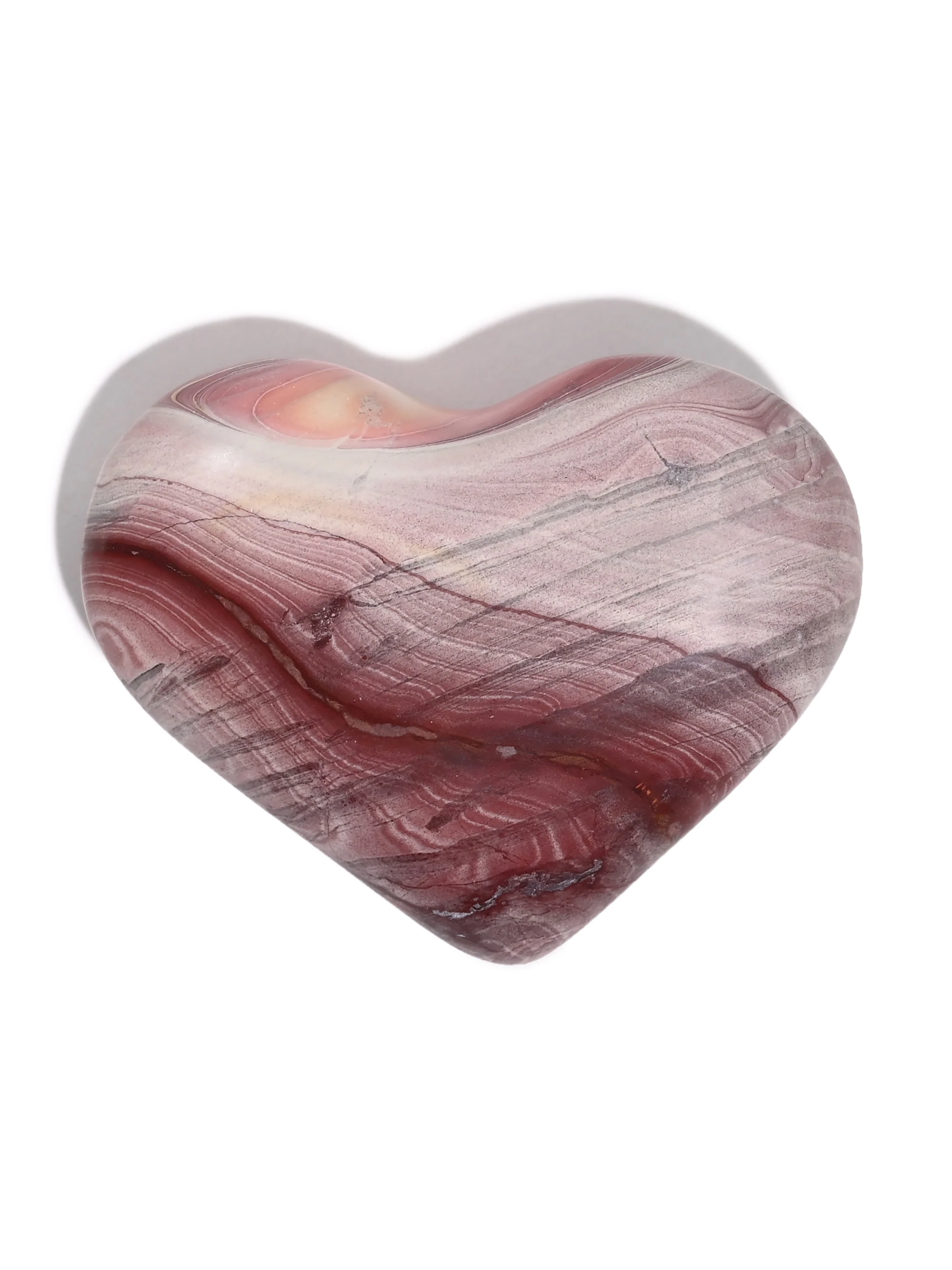 Rainbow Jasper Heart - Image 4