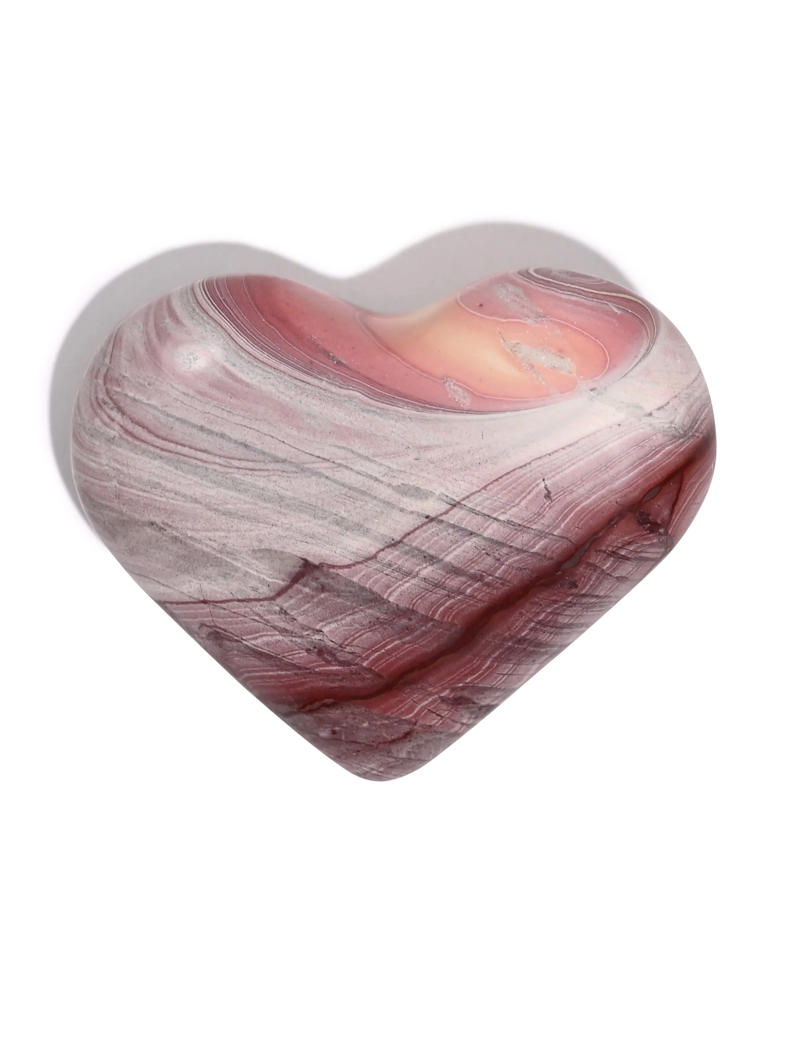 Rainbow Jasper Heart - Image 5