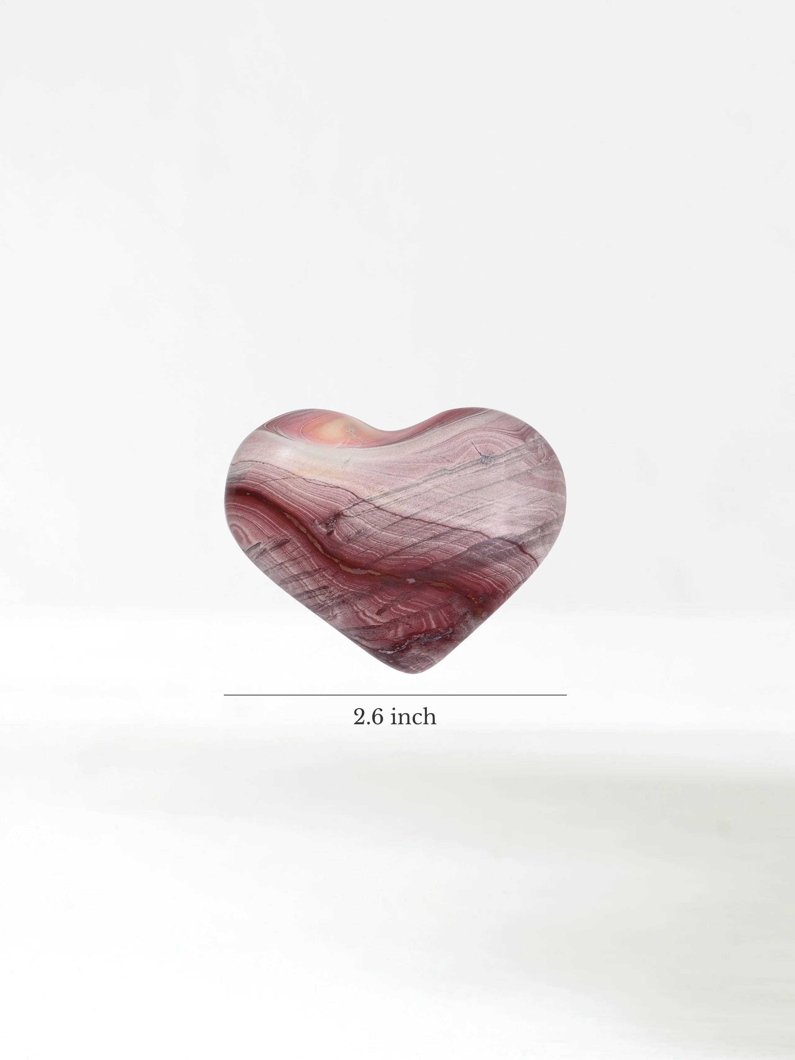 Rainbow Jasper Heart - Image 6