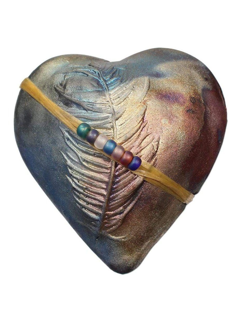 Raku Heart Rattle - Image 10