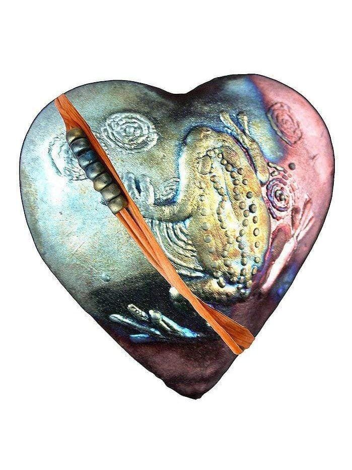 Raku Heart Rattle - Image 12
