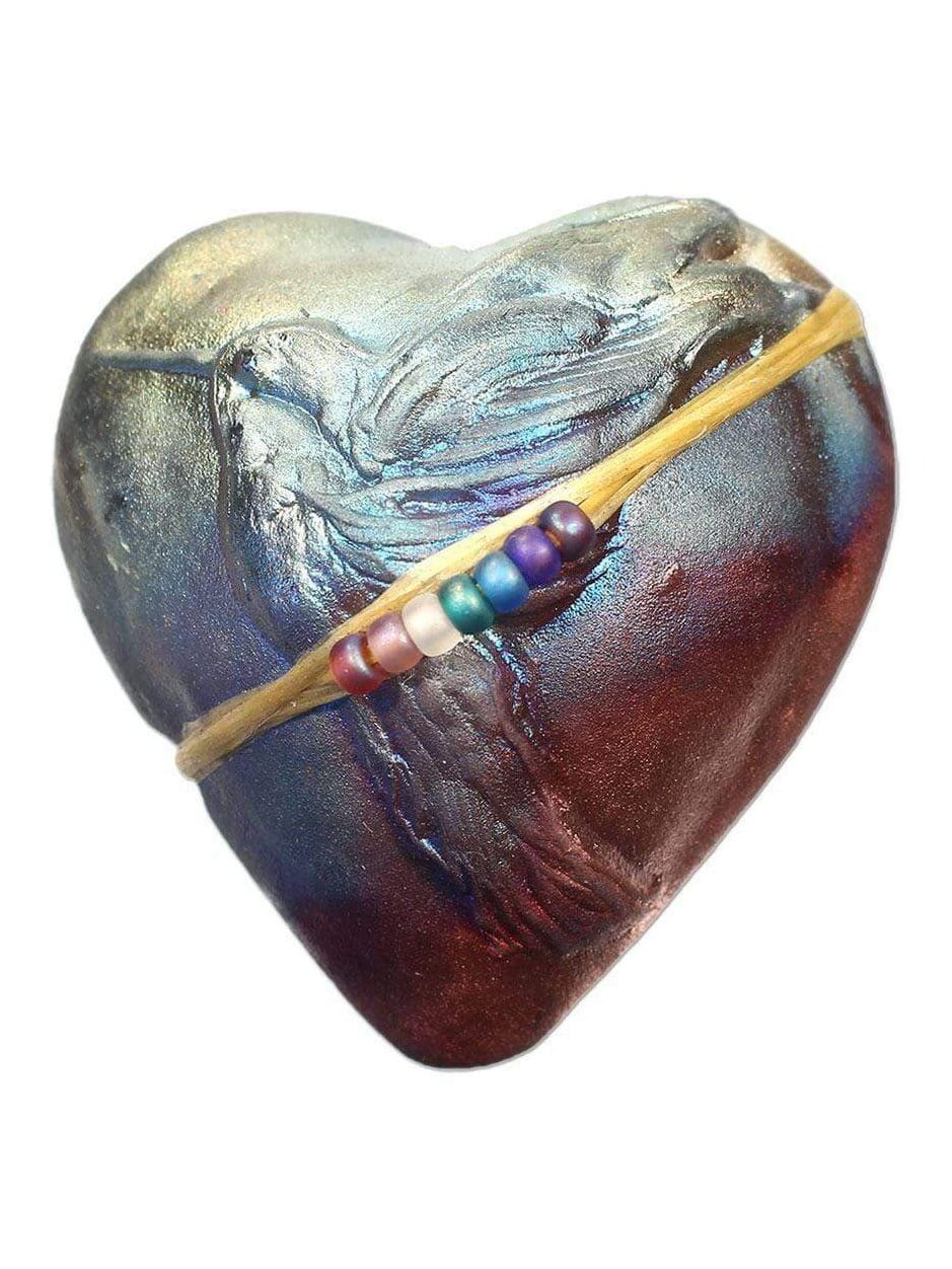 Raku Heart Rattle - Image 14