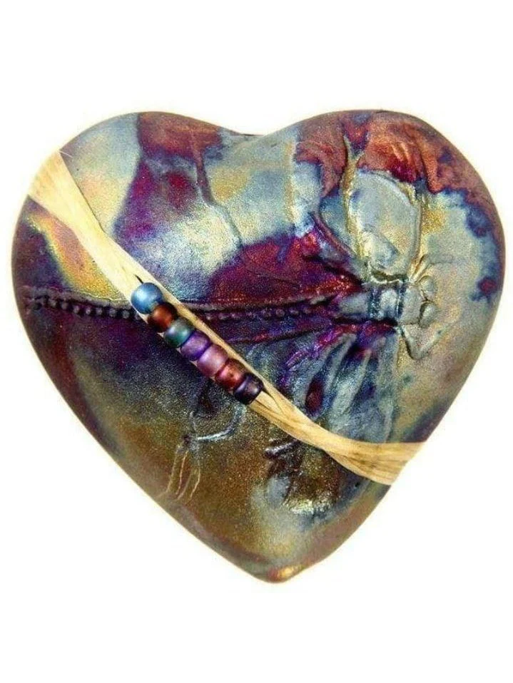 Raku Heart Rattle - Image 7