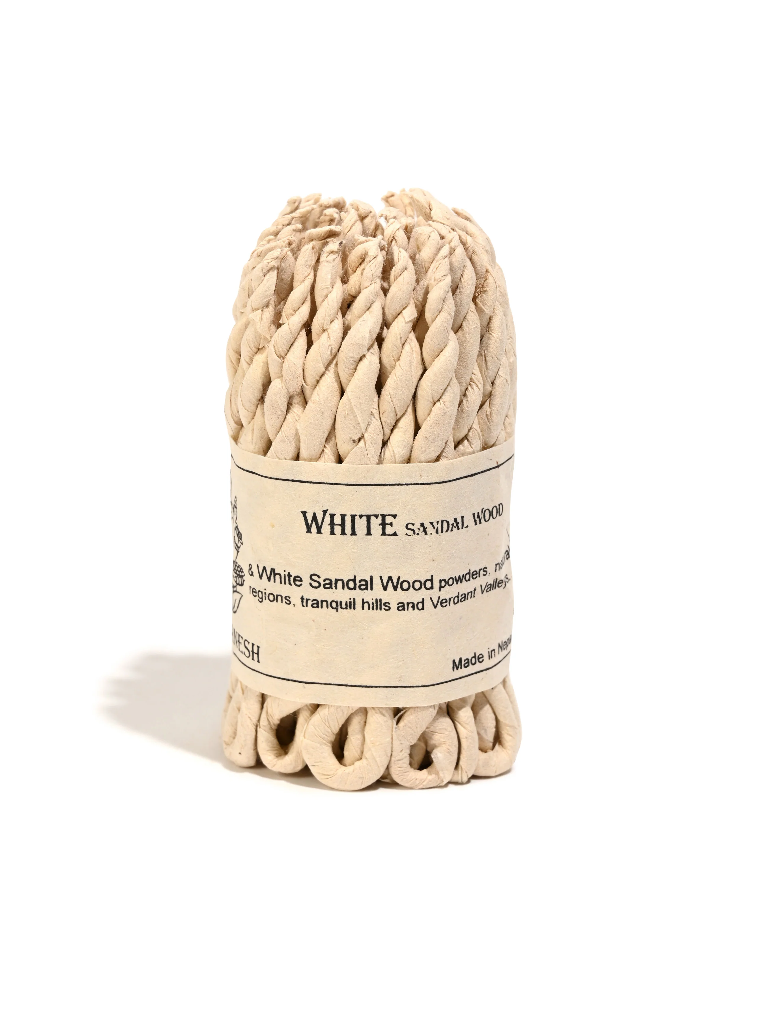 Red & White Sandalwood Shree Ganesh Rope Incense - Image 3