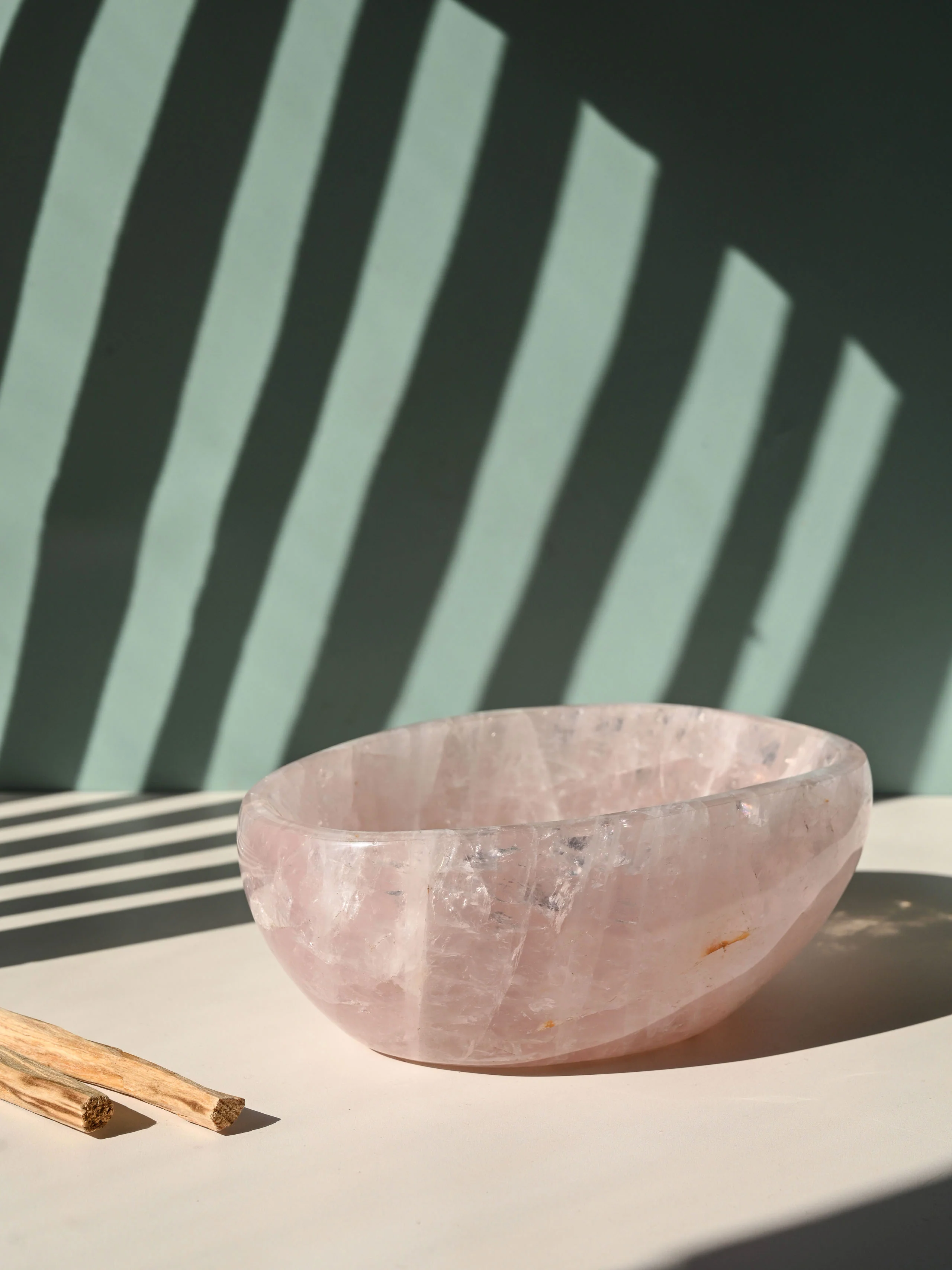 Rose Quartz Crystal Bowl - Image 11