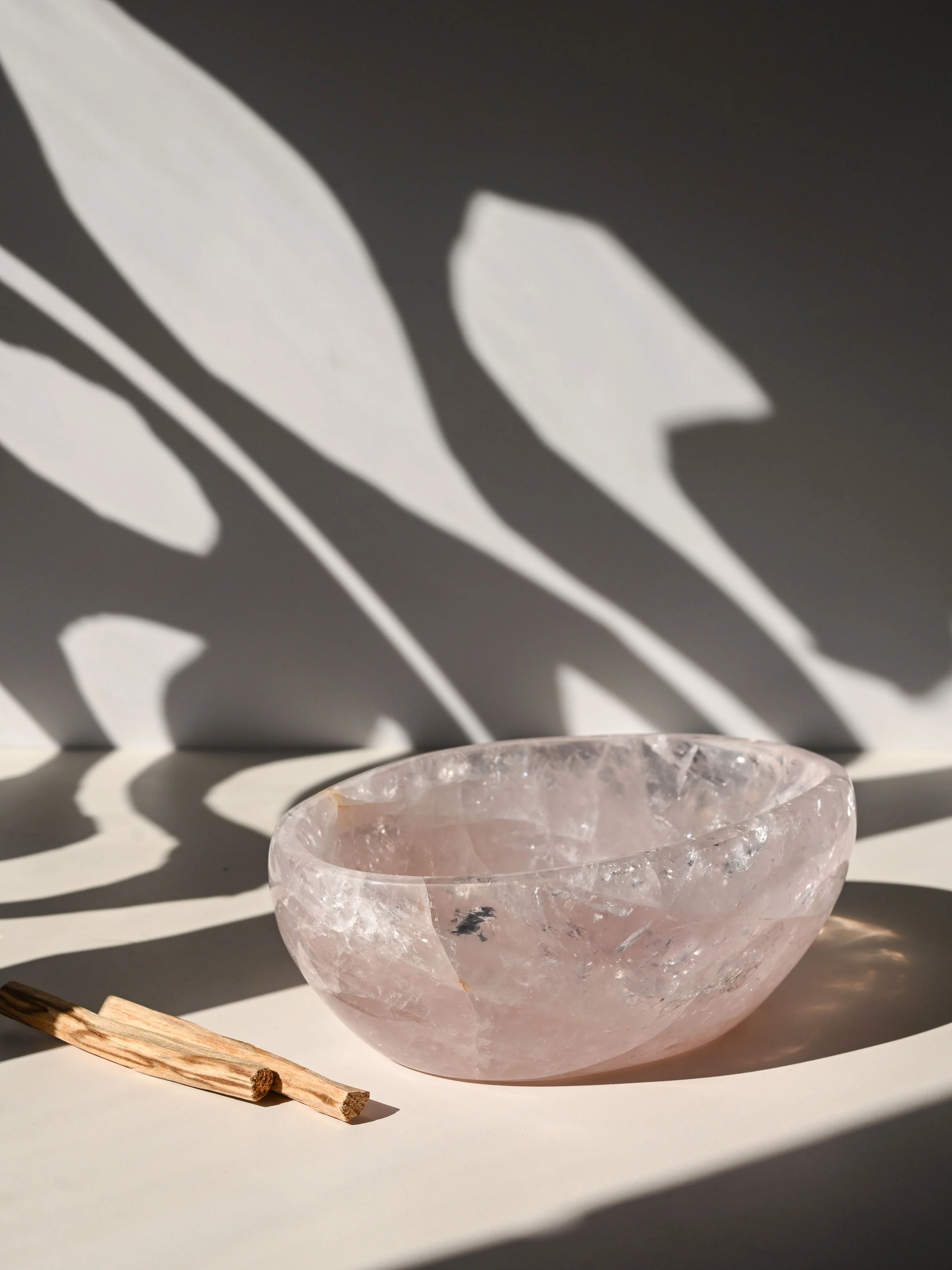 Rose Quartz Crystal Bowl - Image 16