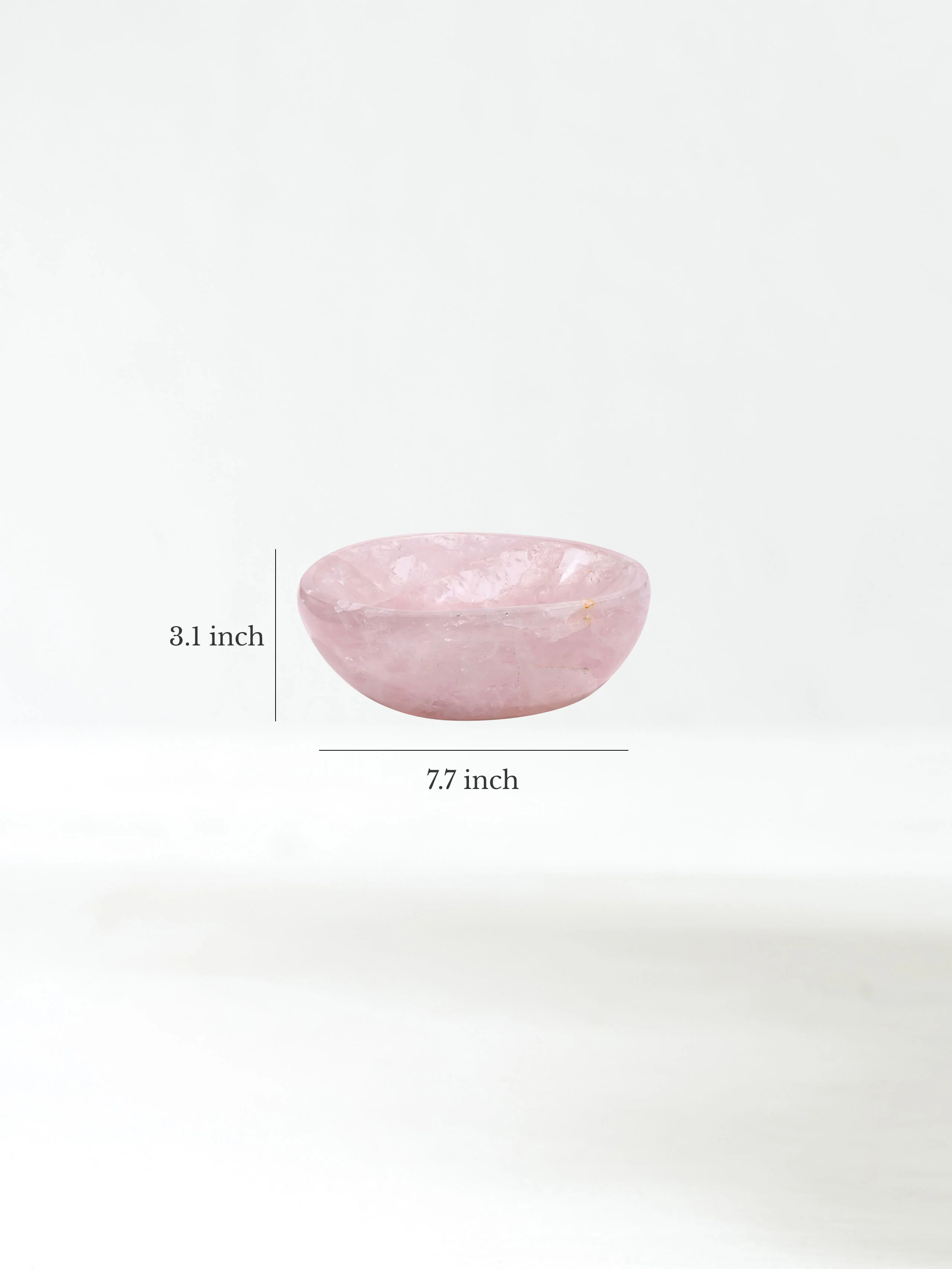 Rose Quartz Crystal Bowl - Image 20