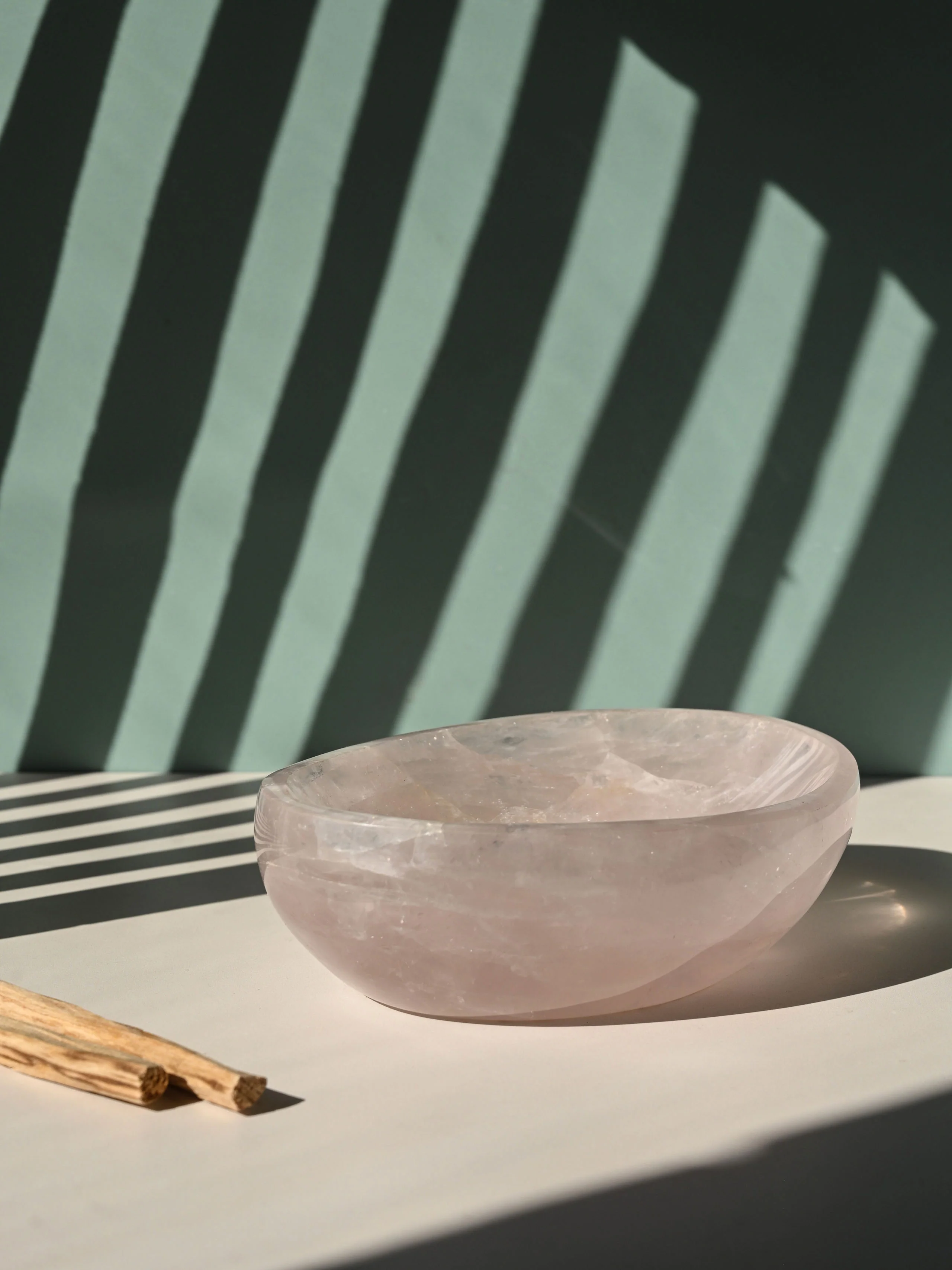 Rose Quartz Crystal Bowl - Image 21