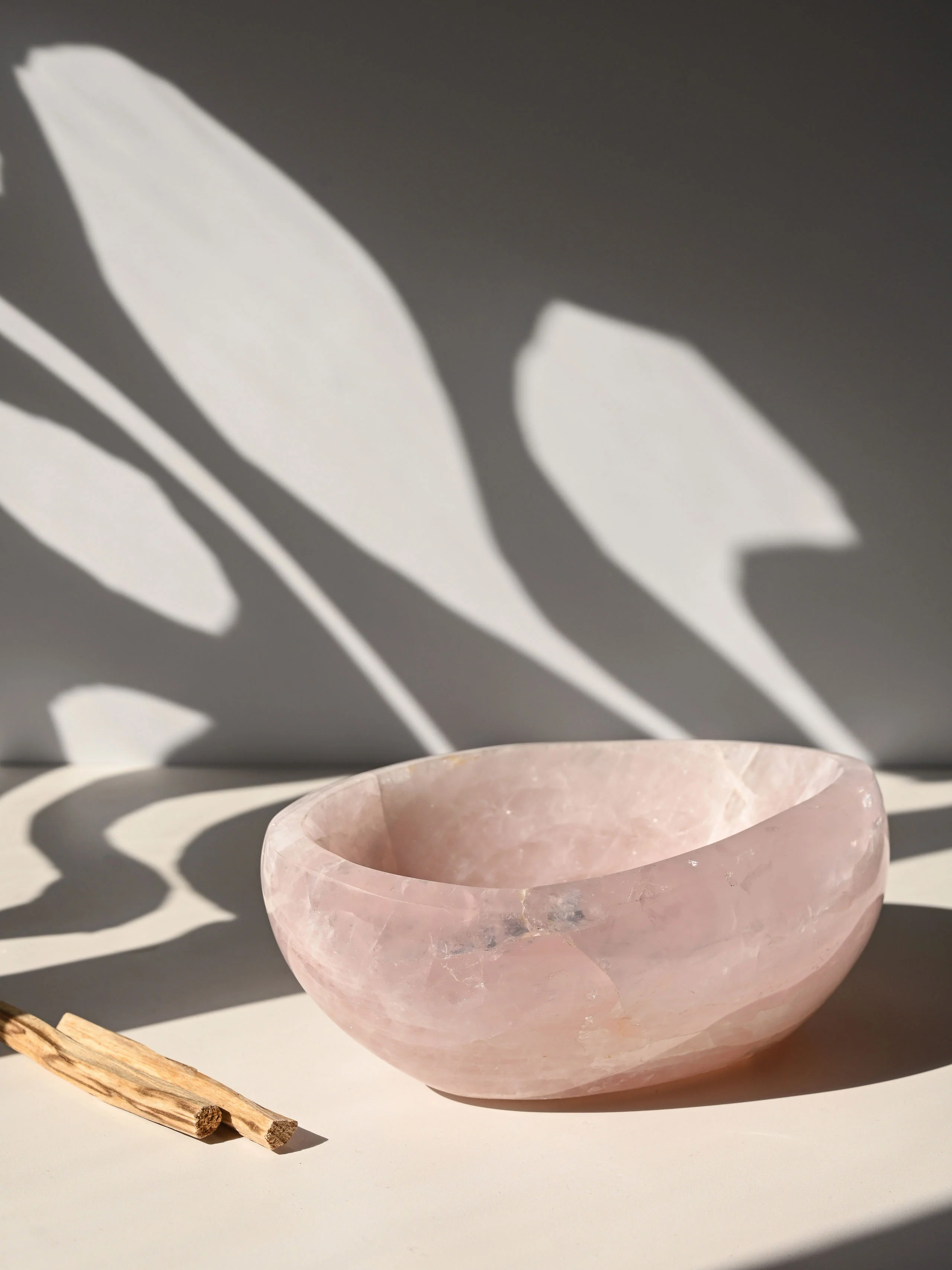 Rose Quartz Crystal Bowl - Image 6
