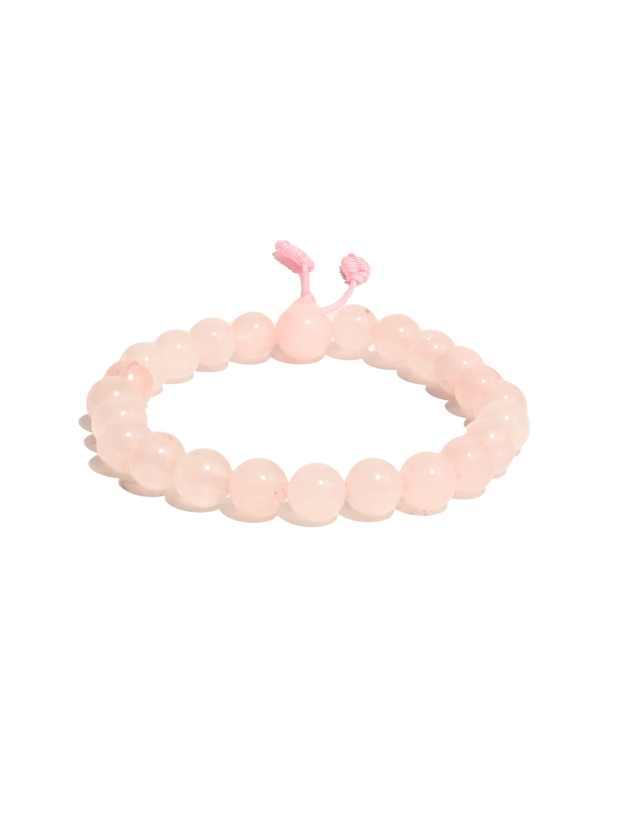 Rose Quartz Wrist Mala - Image 3