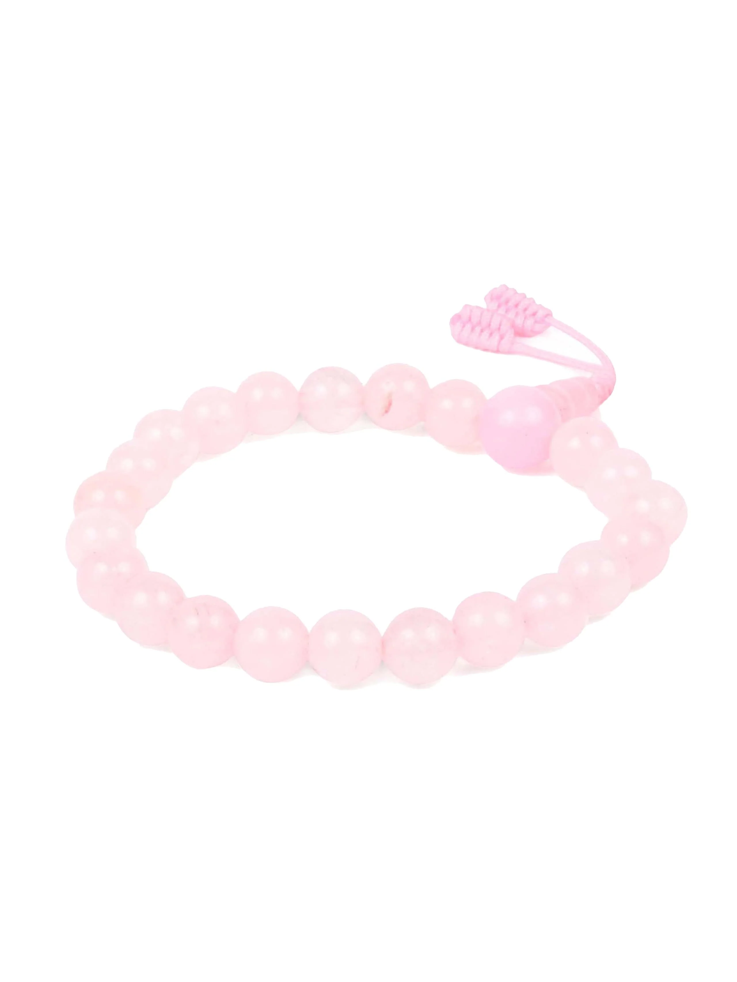 Rose Quartz Wrist Mala - Image 4
