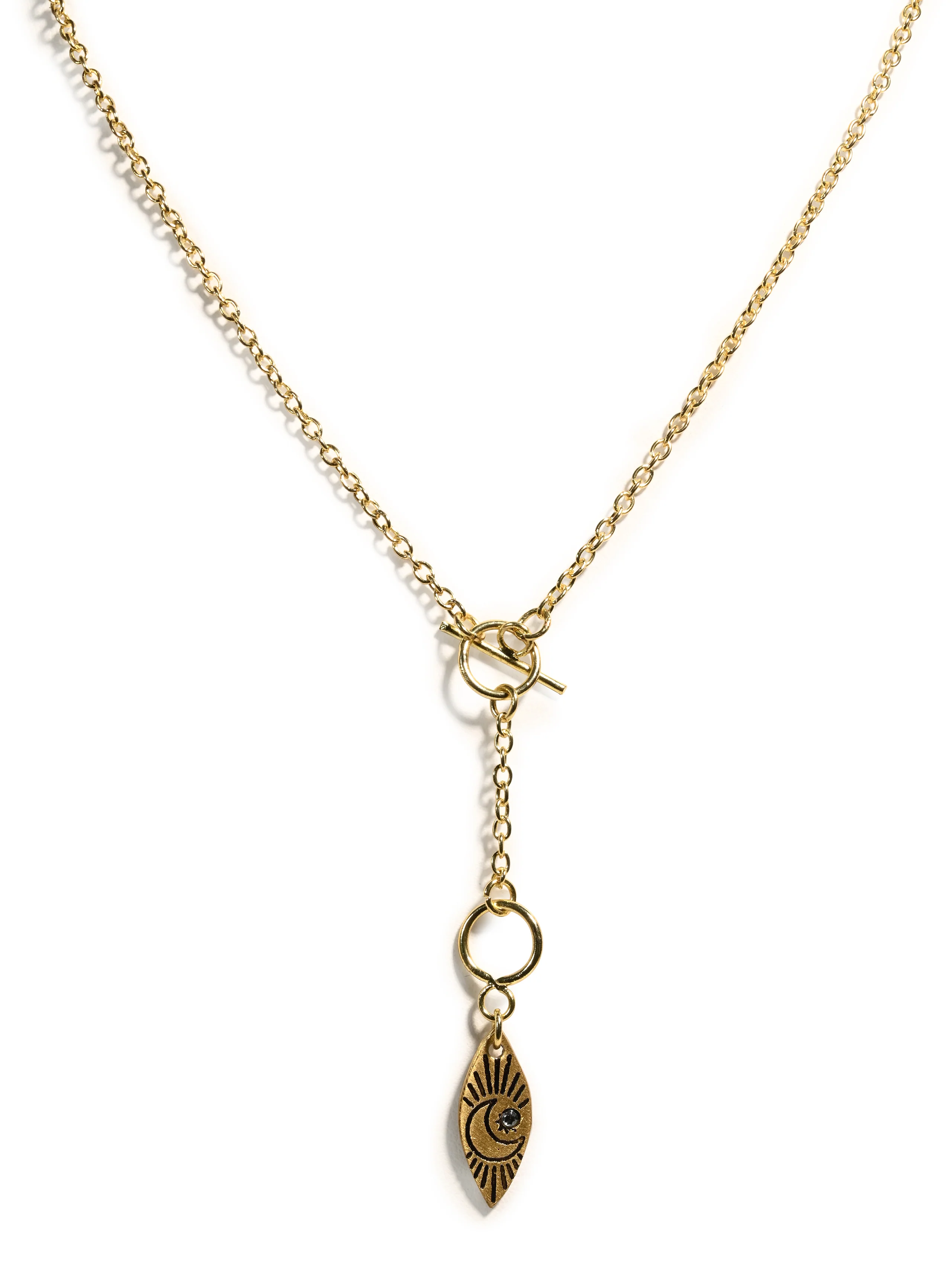Ruchi Dainty Charm Drop Lariat Necklace - Image 15