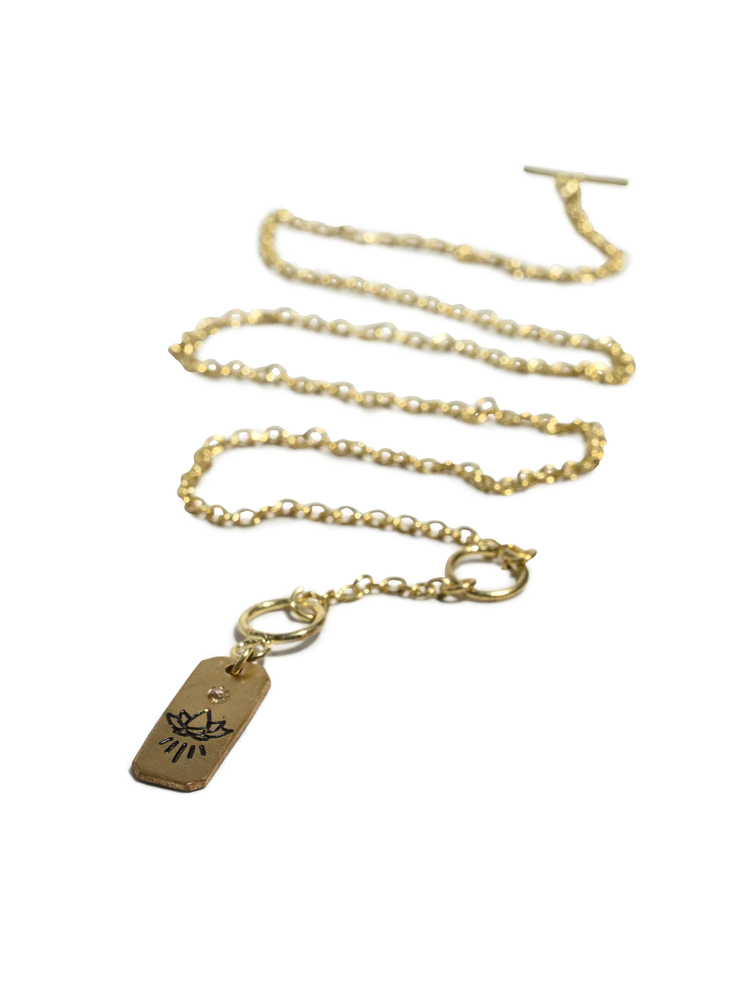 Ruchi Dainty Charm Drop Lariat Necklace - Image 7