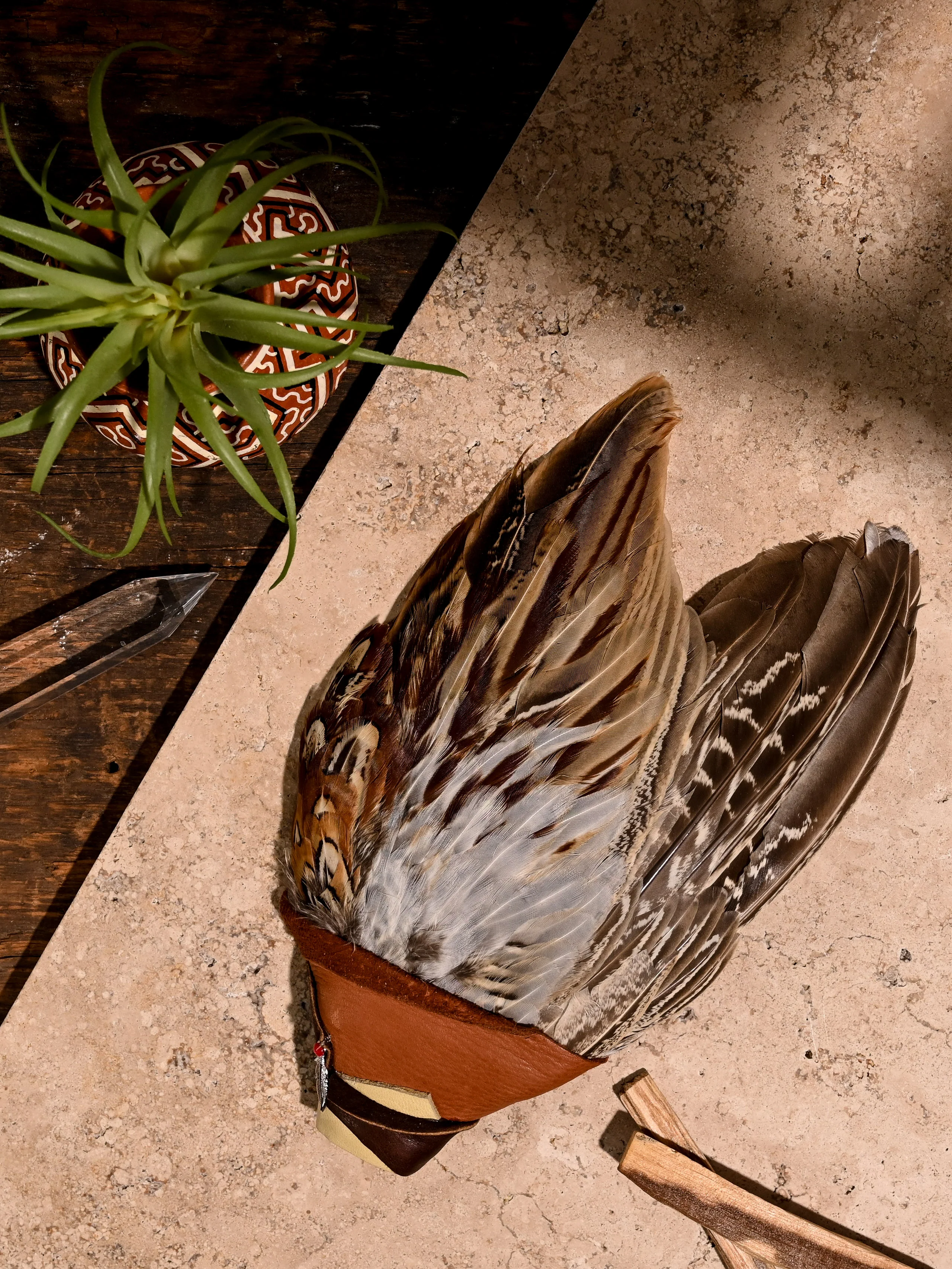 Sacred Flight Feather Fan - Image 4