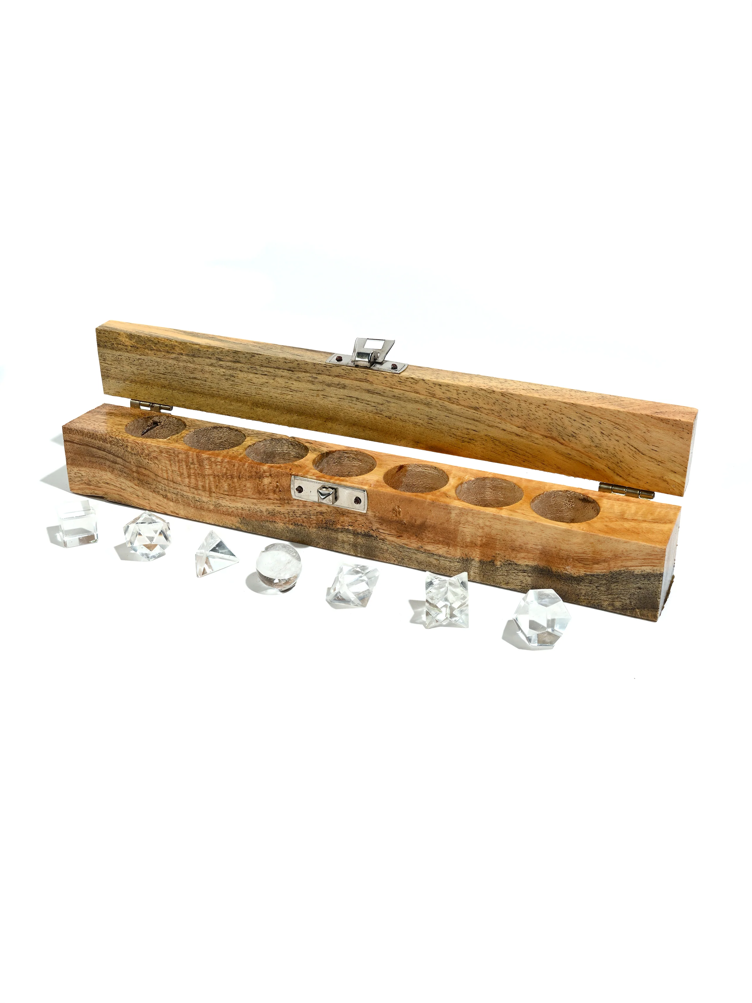 Sacred Geometry Set - Crystal Platonic Solids - 7 piece - Image 2