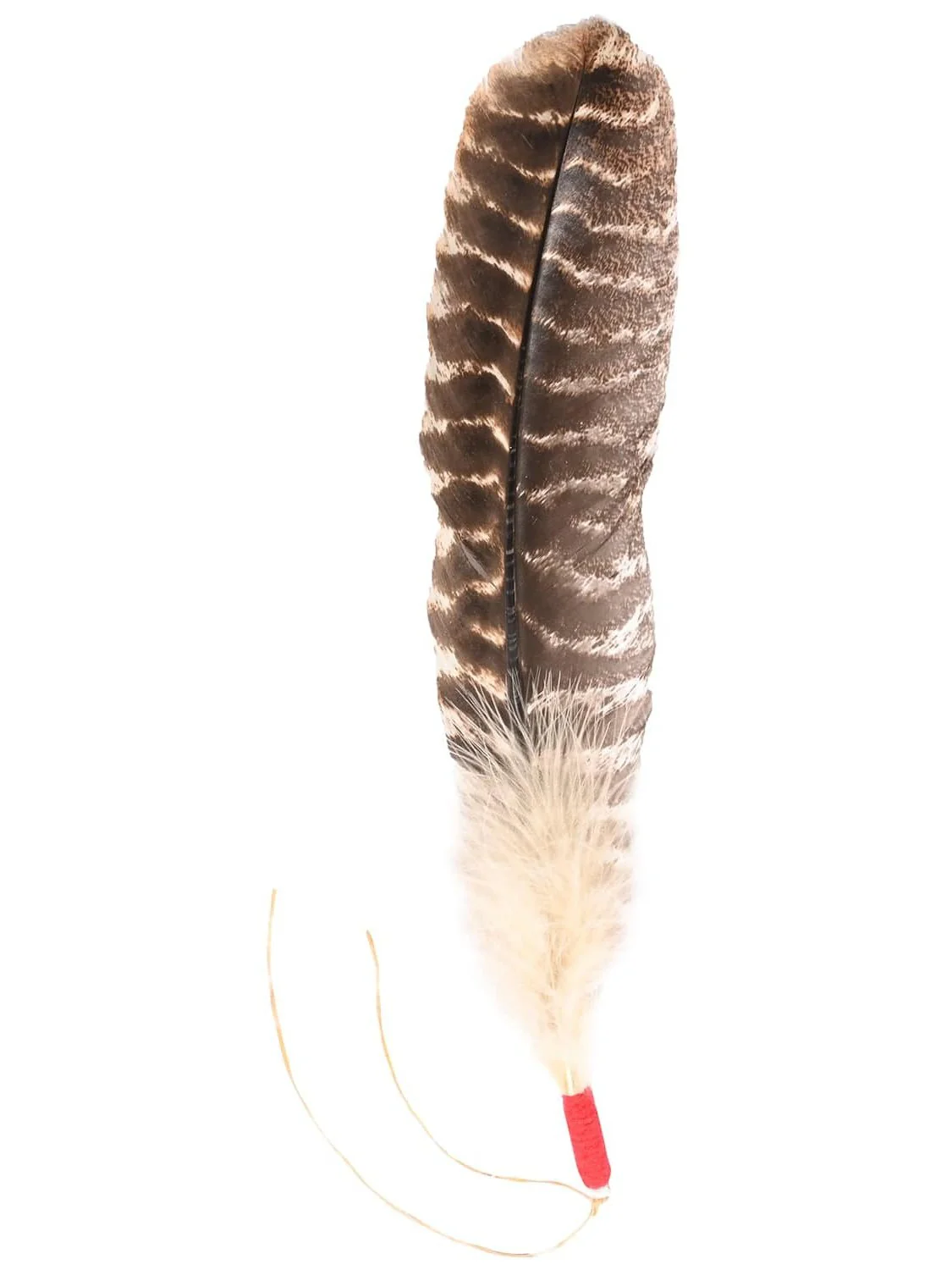 Sacred Prayer Feather - Red Wrap - Image 2