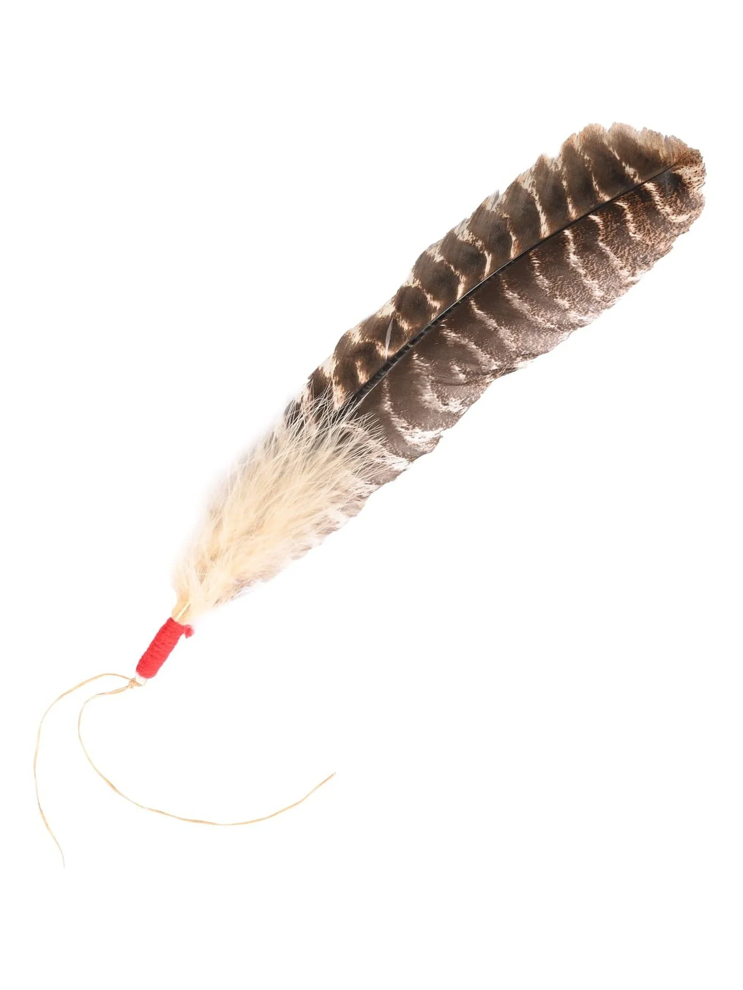 Sacred Prayer Feather - Red Wrap - Image 3