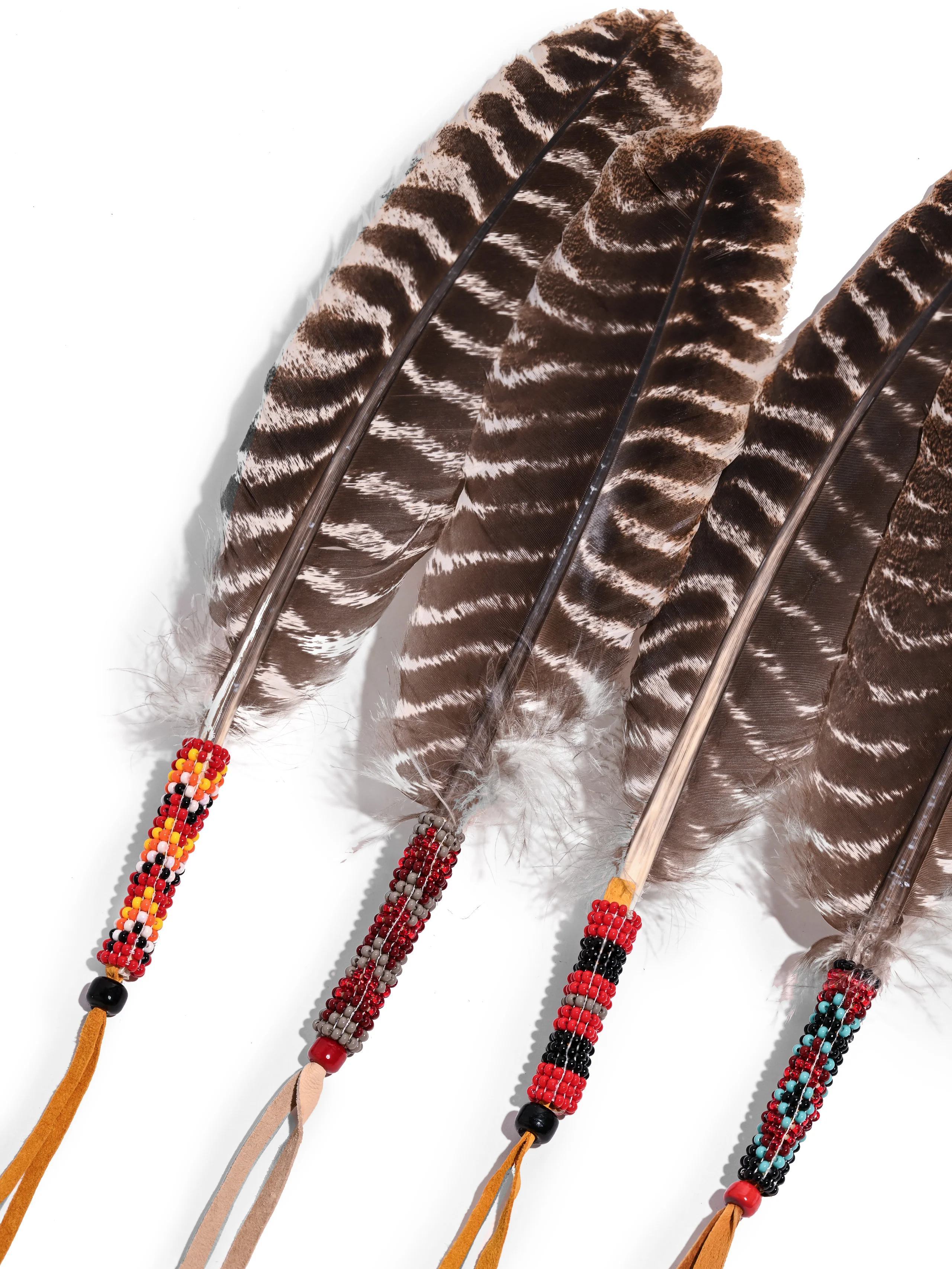 Sacred Prayer Feather - Beaded Wrap - Image 12