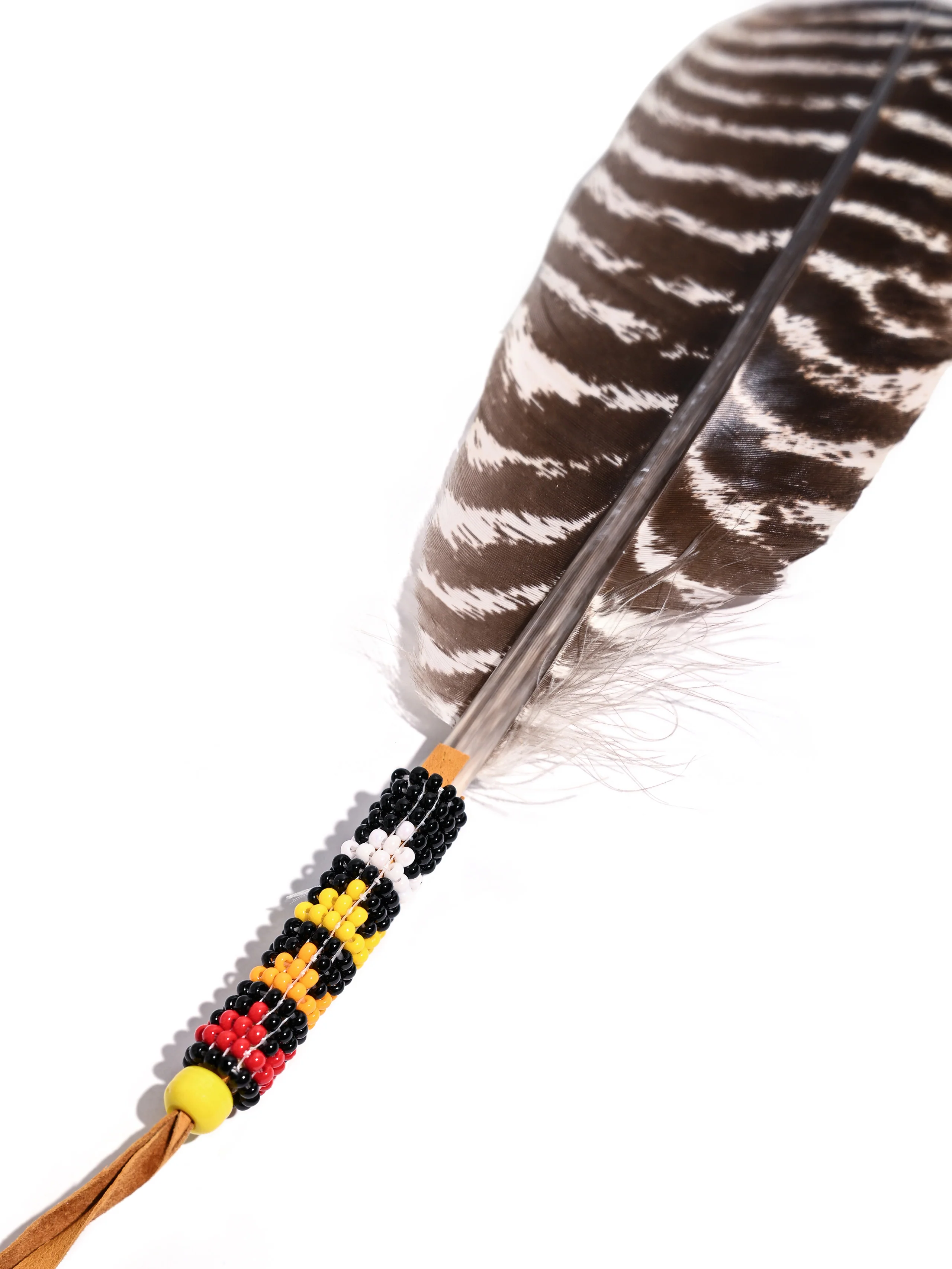Sacred Prayer Feather - Beaded Wrap - Image 13