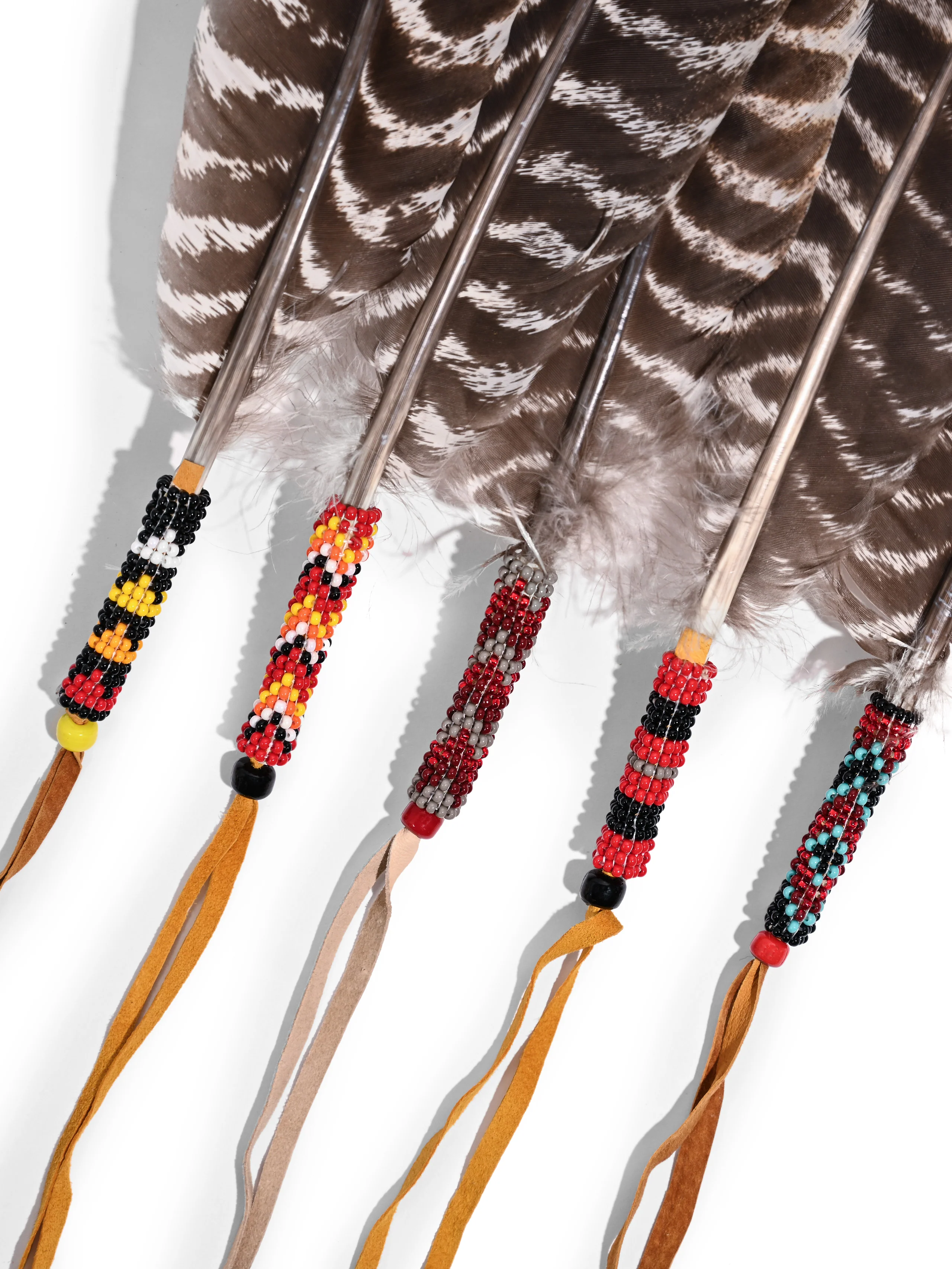 Sacred Prayer Feather - Beaded Wrap - Image 14